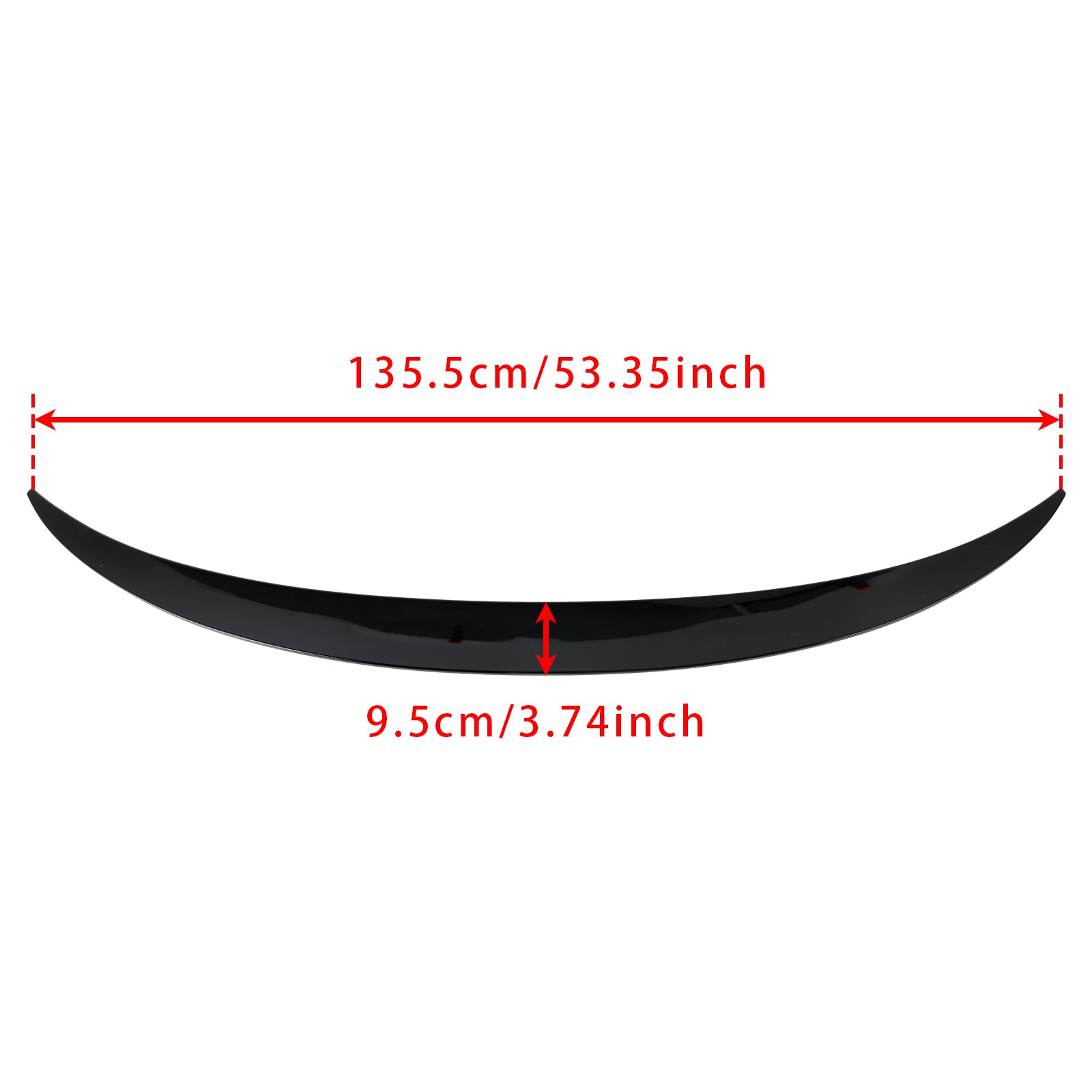 2014-2019 BMW X6 X6M F16 F86 Gloss Black Rear Boot Spoiler