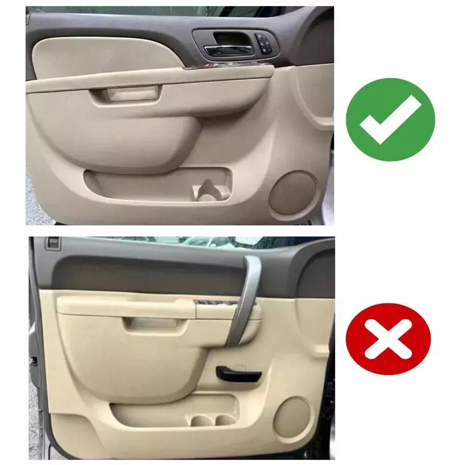 80995 Front Left Door Armrest Repair Kit Tan (27 inch) For Select Chevrolet/GMC