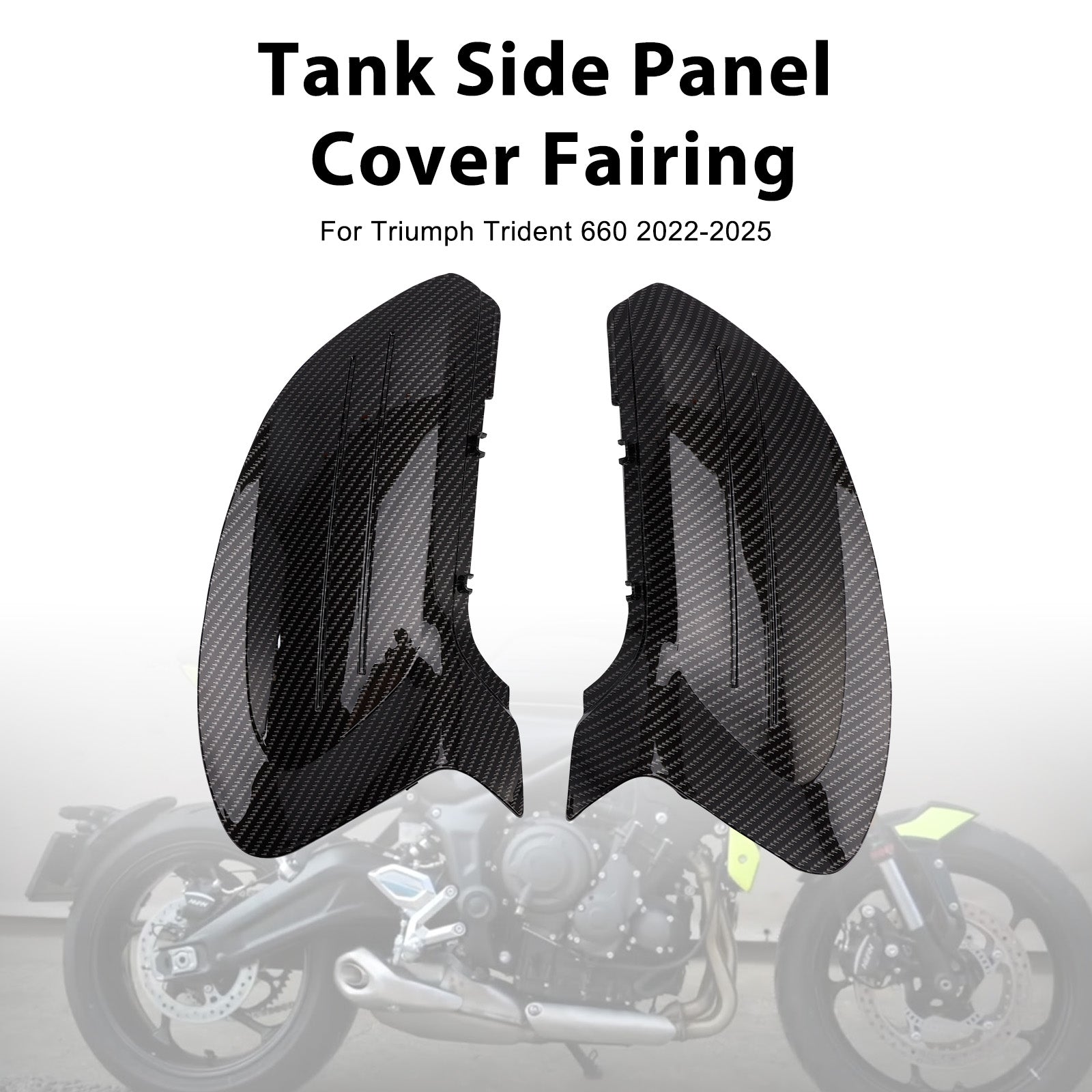 2022-2025 For Trident 660 Tank Side Cover Panel Fairing