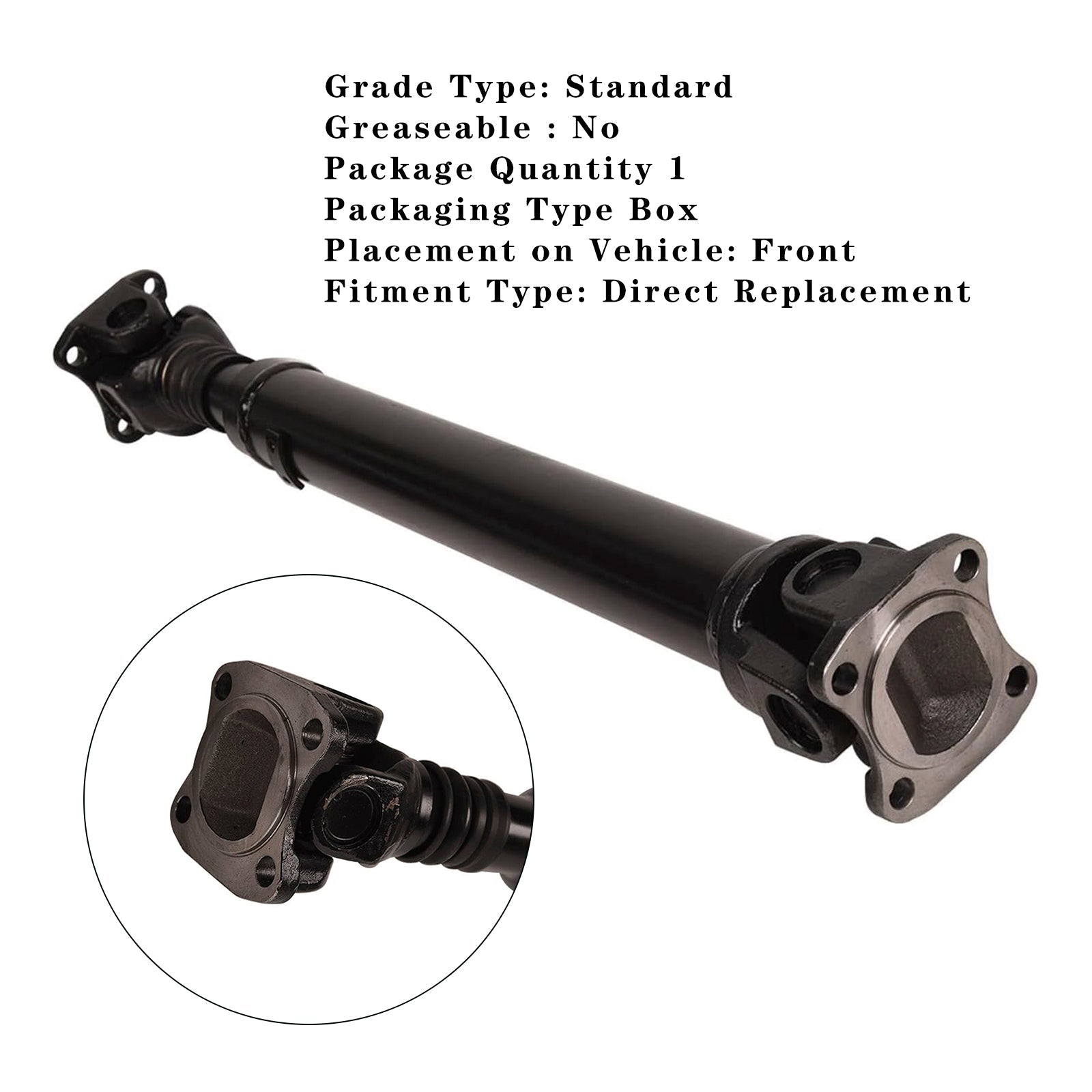 2004-2005 Mercedes-Benz E320 W211 Front Side AWD Front Driveshaft Prop Shaft Assembly 2204107106 MB2204107106