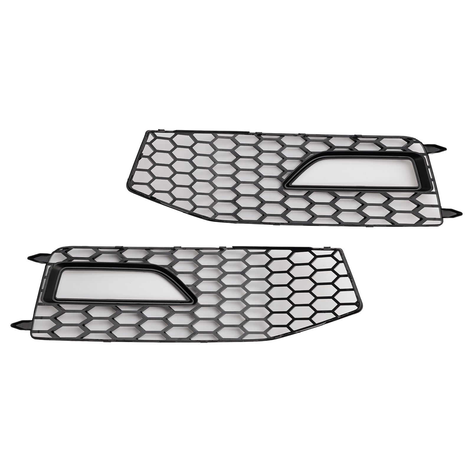 2013-2015 Audi A4 S-line S4 2PCS Bumper Fog Light Lamp Cover Grille Grill