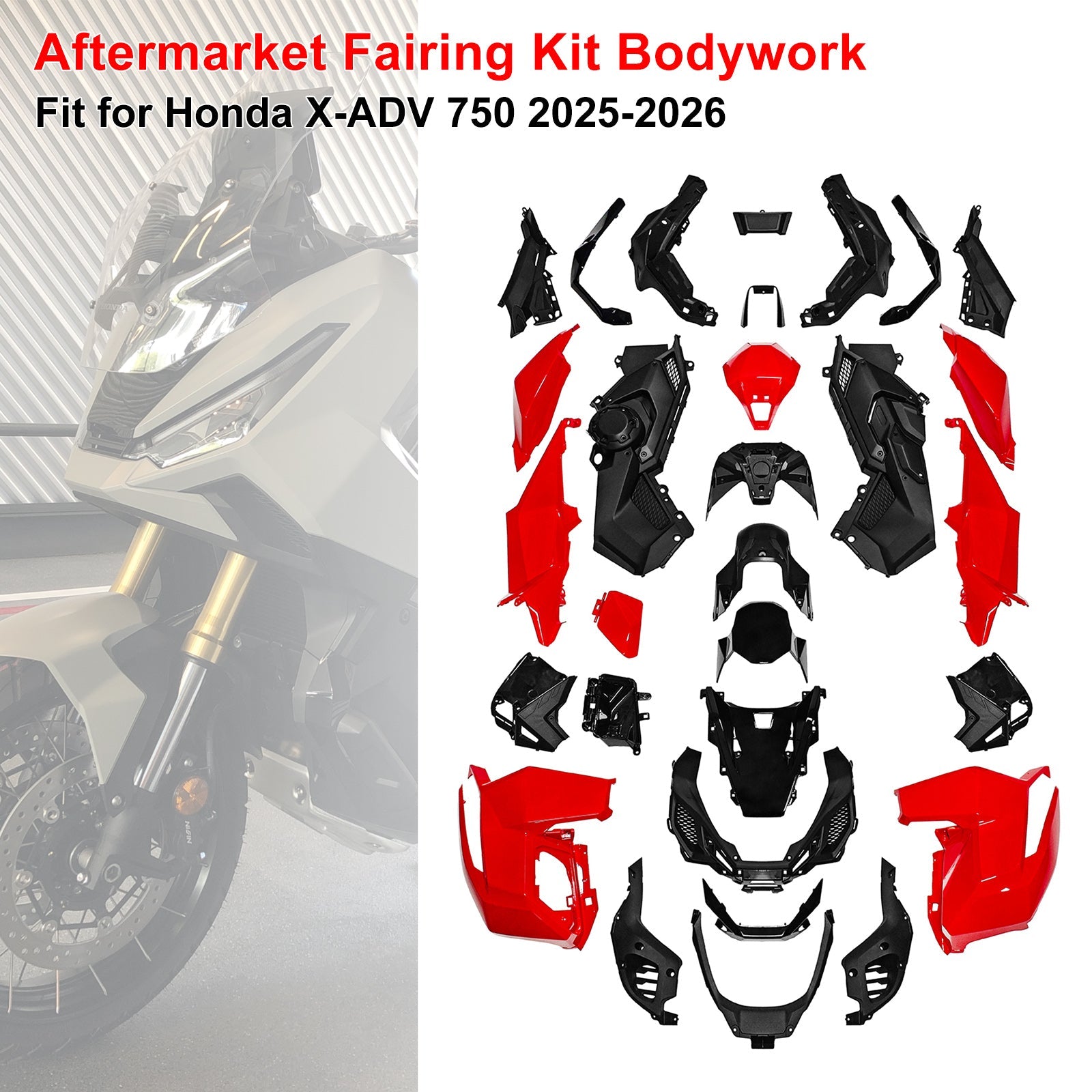 Injection Bodywork Fairing Kit for Honda X-ADV 750 2025-2026