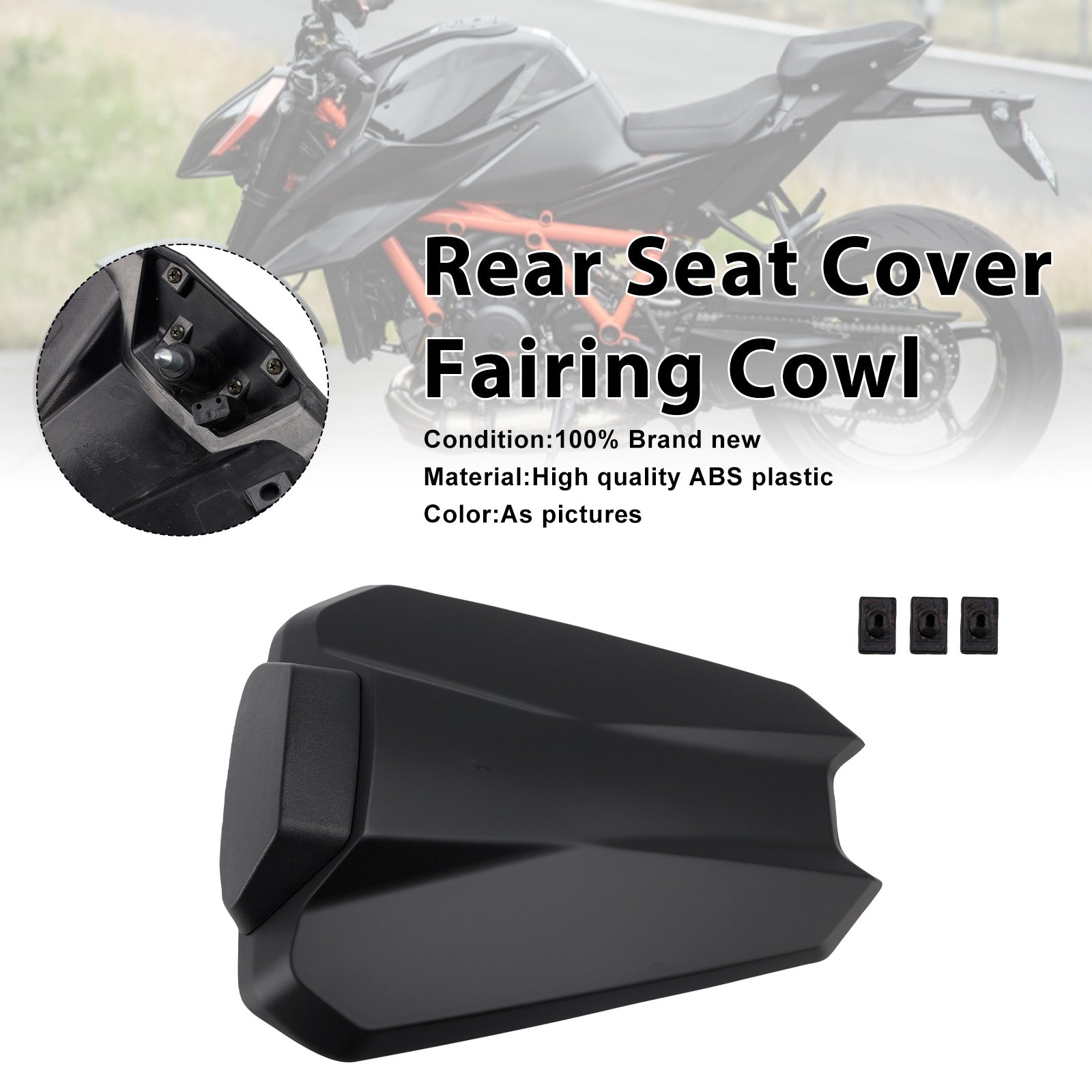 2020-2023 For 1290 Super Duke R Rear Pillion Seat Cover Fairing Cowl