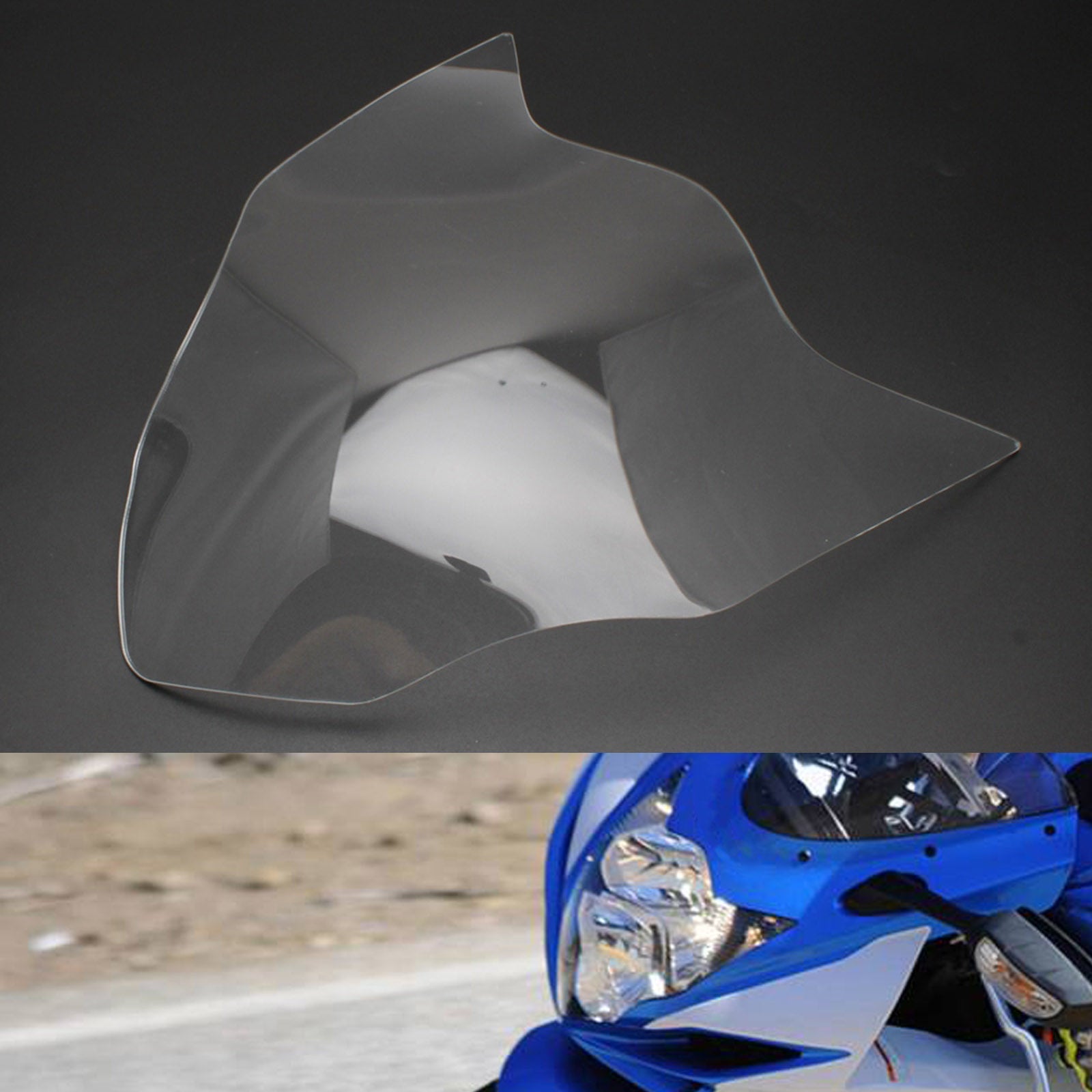 Front Headlight Lens Protection Fit For Suzuki Gsx-R 600 Gsx R 600 14-20? Smoke Generic