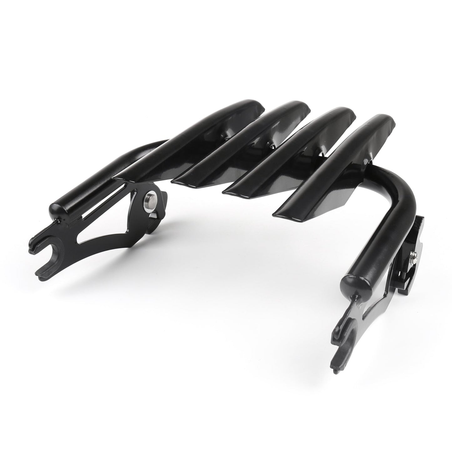 Touring FLHX FLHR FLHT FLTR 09+ BLK Generic FedEx Express Shipping Detachable Stealth Luggage Rack For