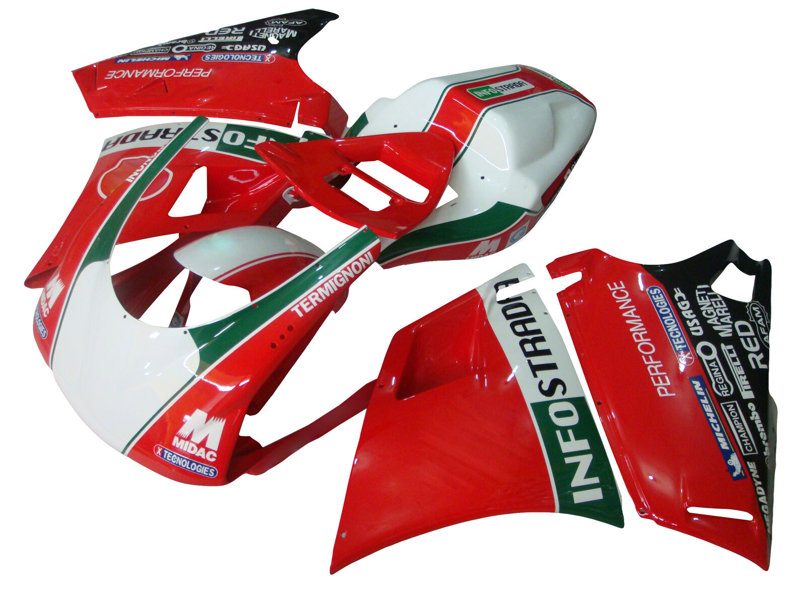 1996-2002 Ducati 996 748 916 998 Fairing Kit Bodywork ABS #103