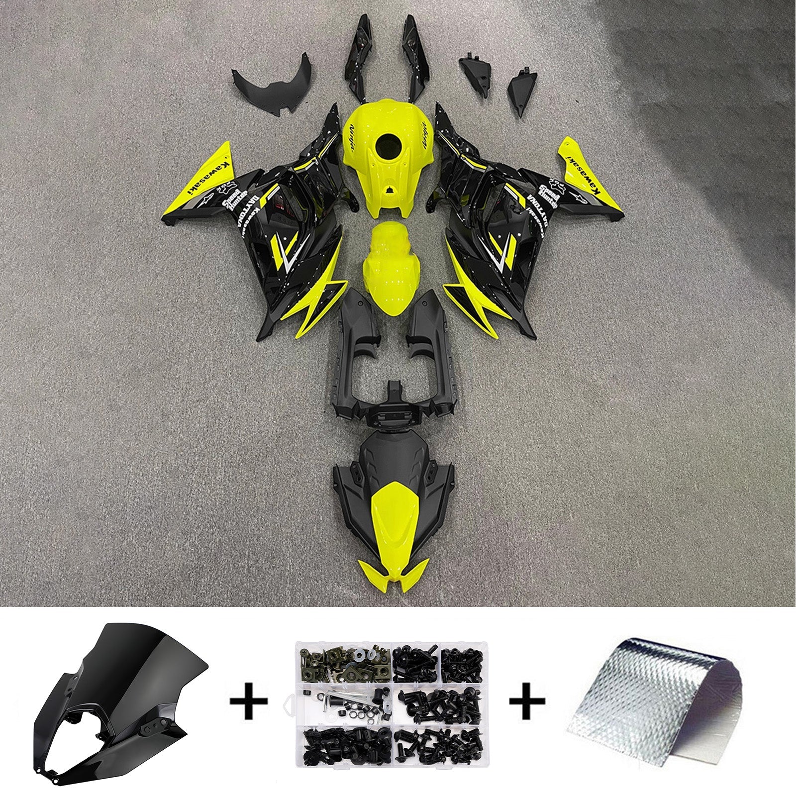 Injection Fairing Kit Bodywork ABS fit For Kawasaki ER-6F Ninja650 2020-2025