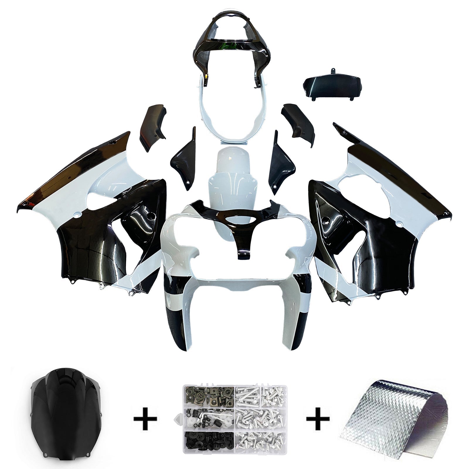 Injection Fairing Kit Bodywork For Kawasaki ZX6R 636 2000-2002 ZZR600 2005-2008