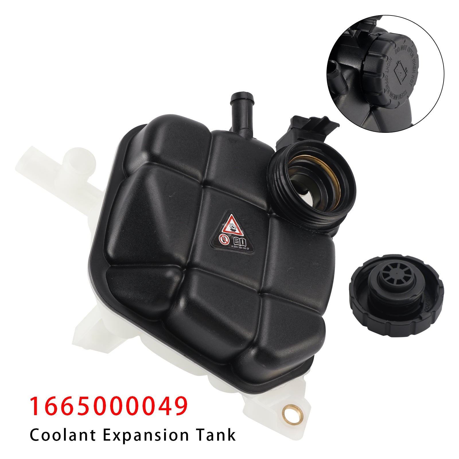 Coolant Expansion Tank + Cap + Sensor For Mercedes-Benz X166 W166 1665000049