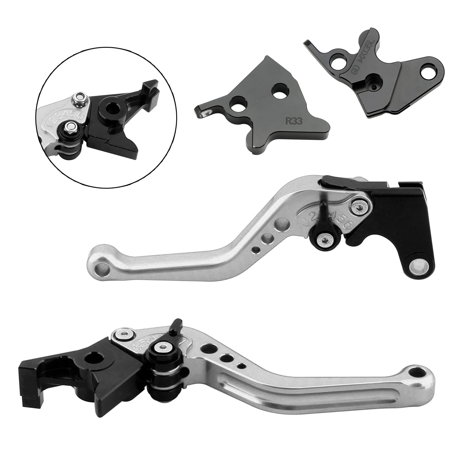 2005-2014 YAMAHA YBR125 NEW Short Clutch Brake Lever