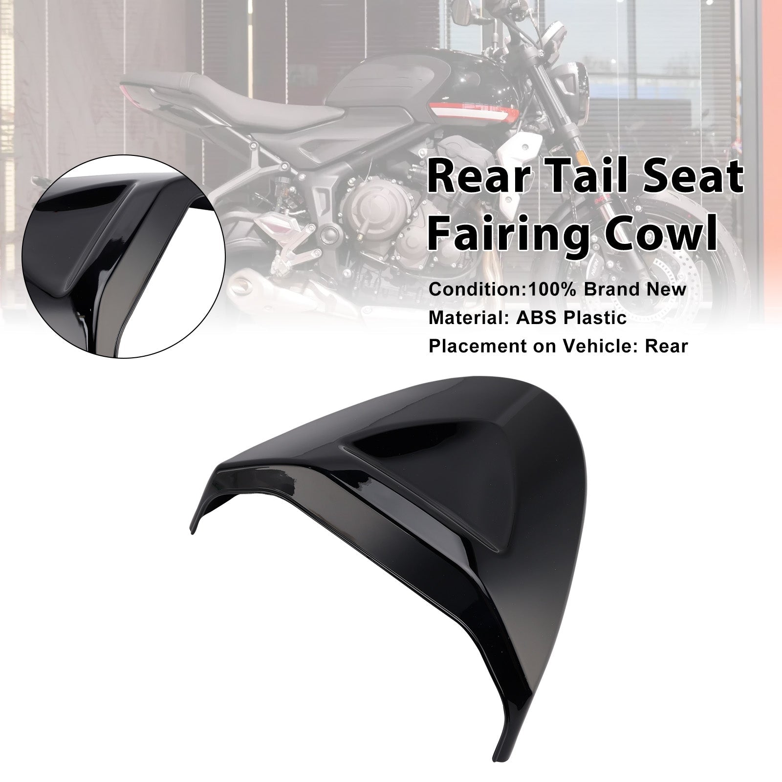 Rear Tail Seat Fairing Cowl Cover For Trident 660 2022-2025