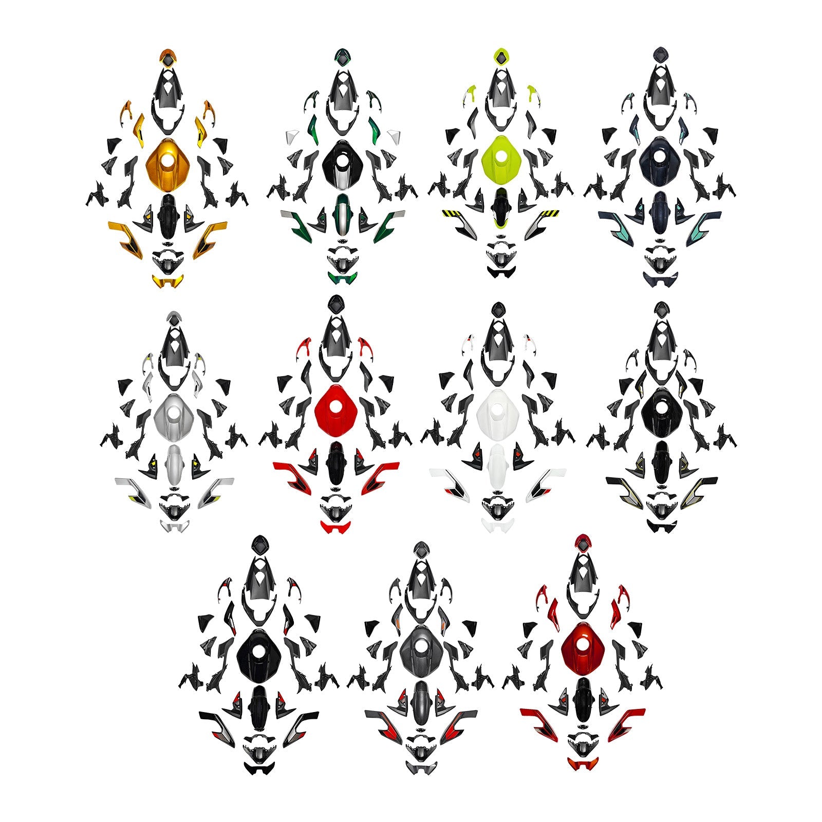 Injection Bodywork Fairing Kit for Street Triple 765 R/RS 2023-2025