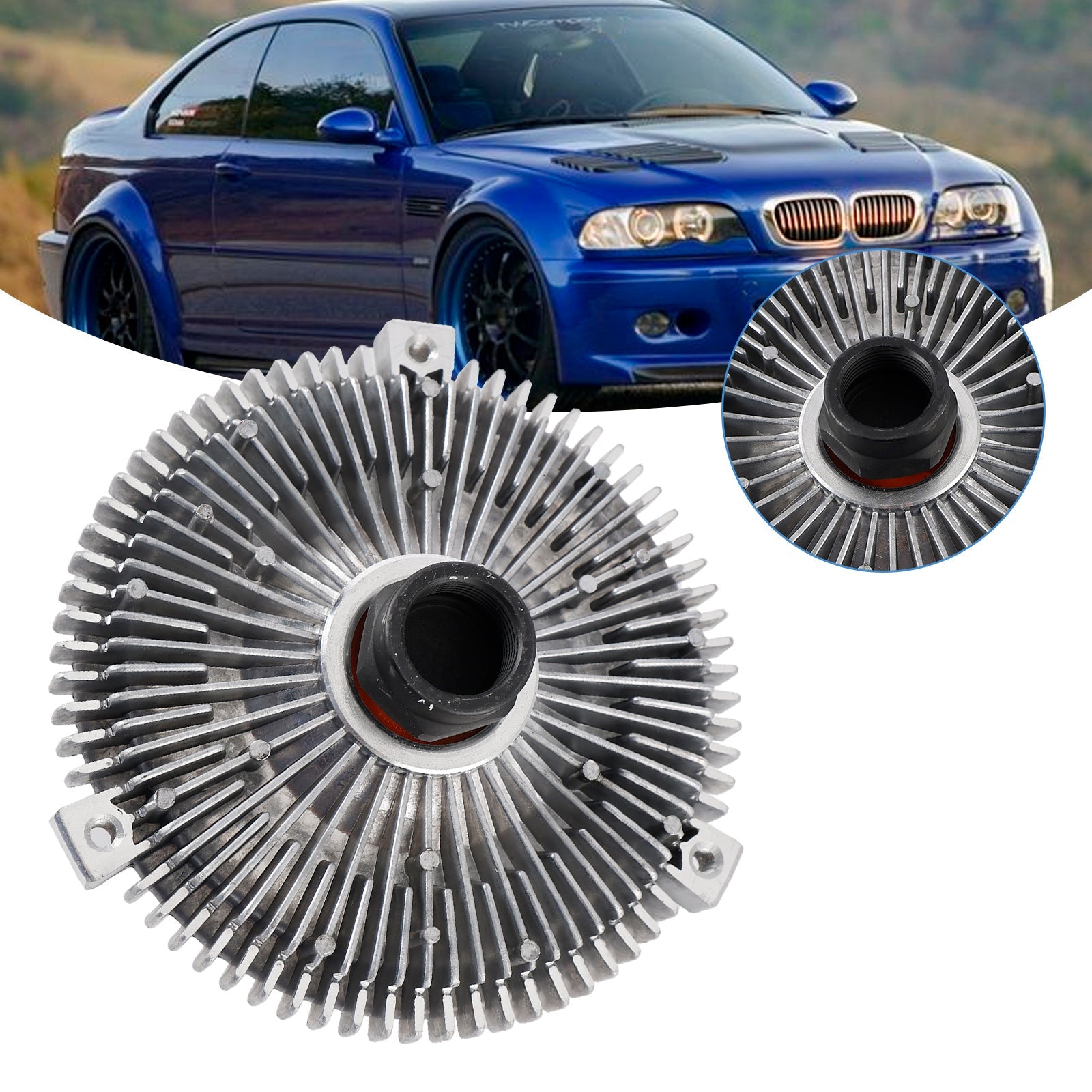2000-2006 BMW M3 E46 I6 3.2L Petrol Radiator Cooling Fan Clutch 11521719269 11521719046