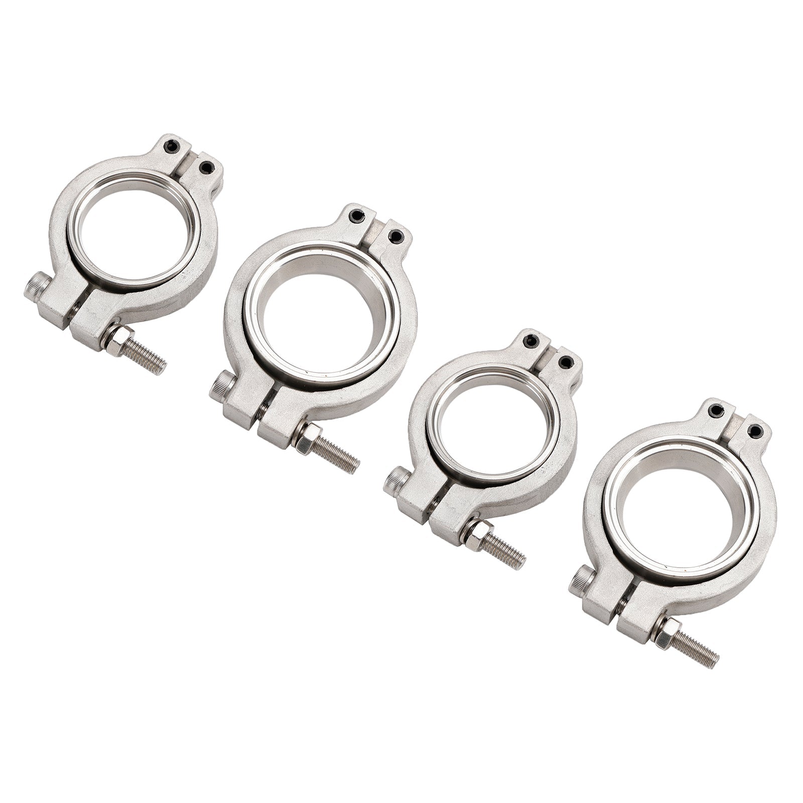 4PC TiAL MV-S 38mm Wastegate V-Band Clamp Set Kit with Screws Nuts and Seals