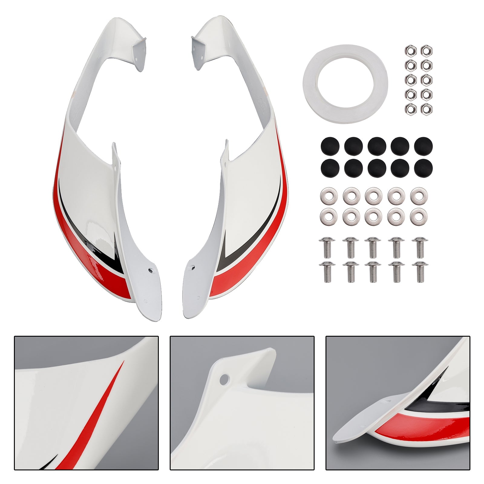 2021-2024 Yamaha YZF R1 R1M Front Side Winglets Wings Spoiler Fairing