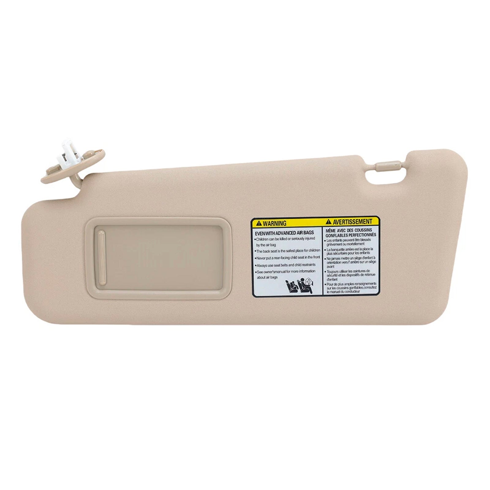 2008-2013 Toyota Highlander Beige Left Side Sun Visor 74320-48500-E0