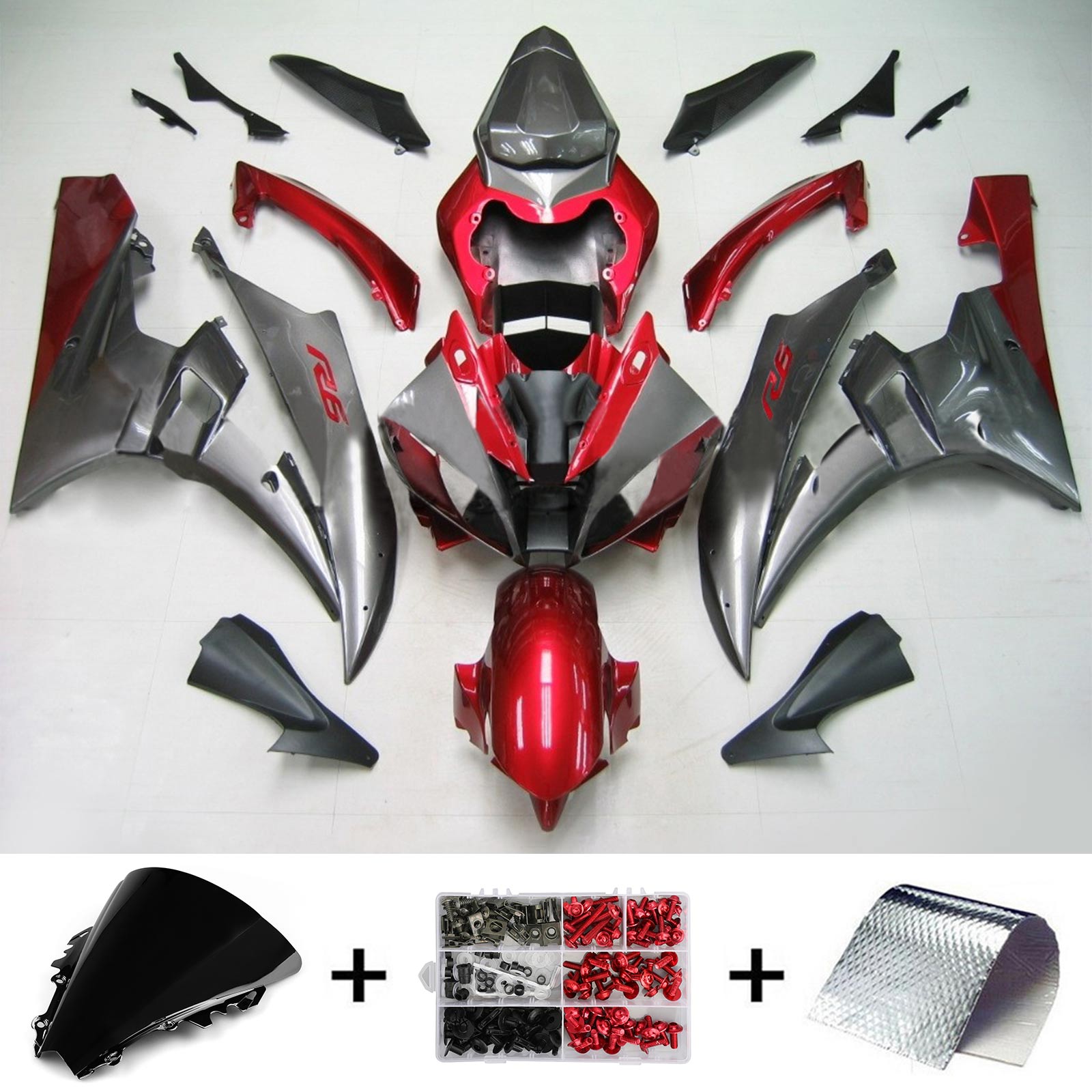 2006-2007 Yamaha YZF 600 R6 Fairing Kit Generic
