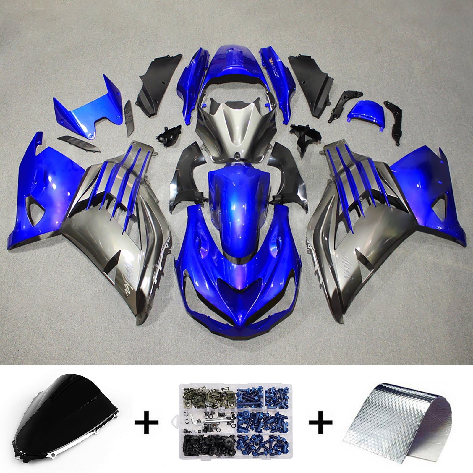 Injection Fairing Kit Bodywork fit For Kawasaki ZX14R ZZR1400 2012-2026
