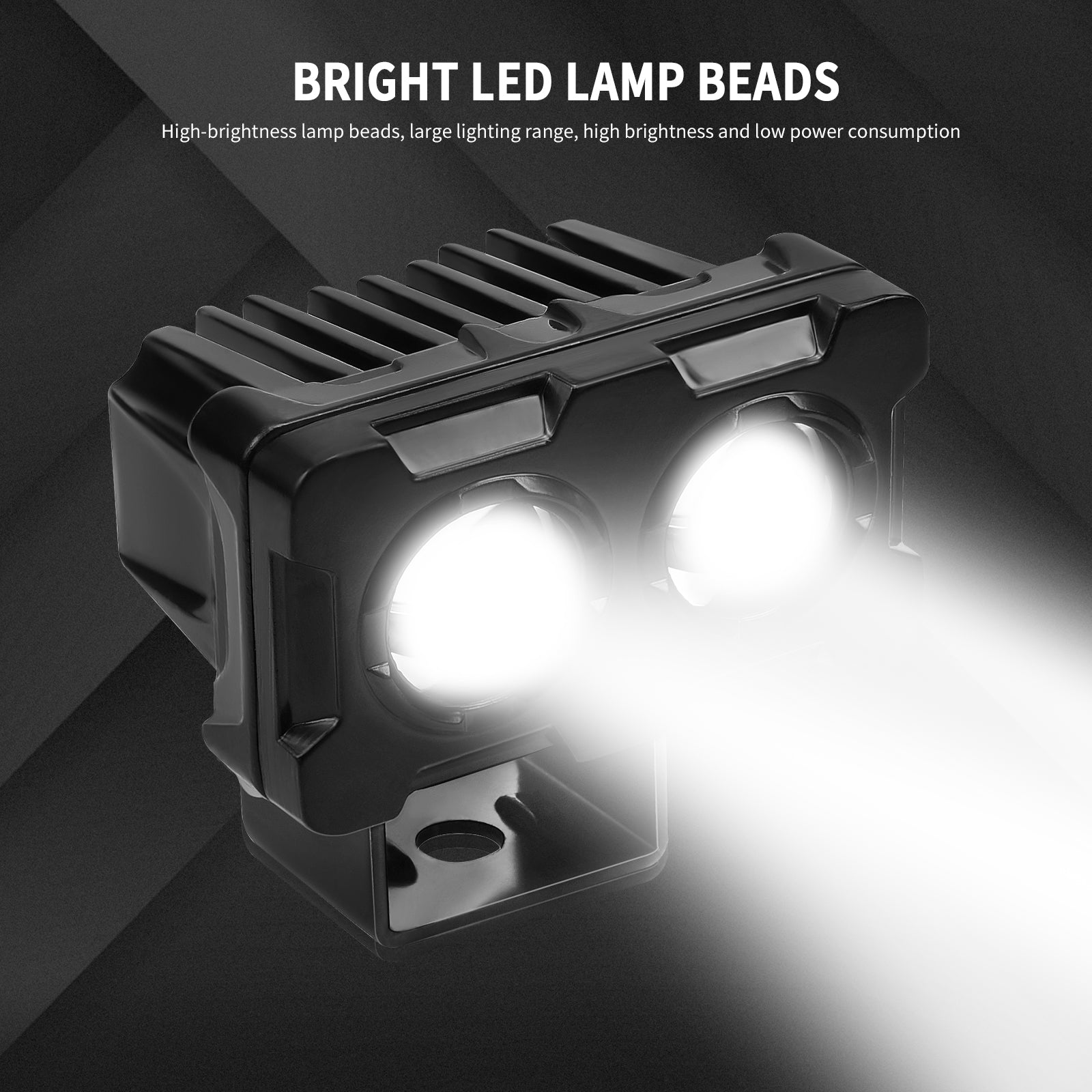 Led Electric Motobike Scooter Ultra Bright Waterproof Headlight Motorcycle Light Generic