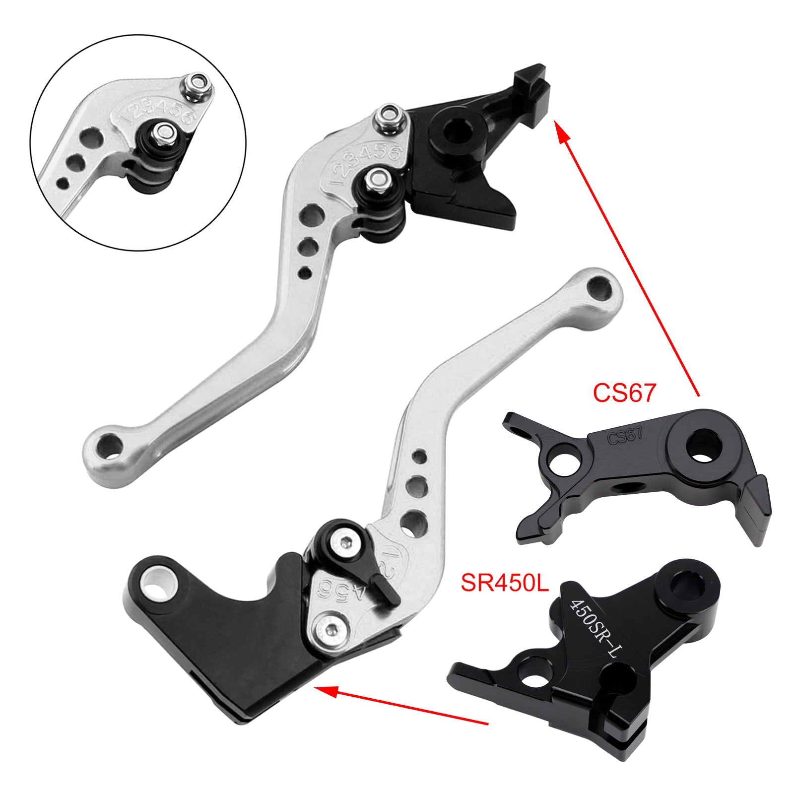 NEW Short Clutch Brake Lever fit for VOGE DS900X 900DSX 2024-2026