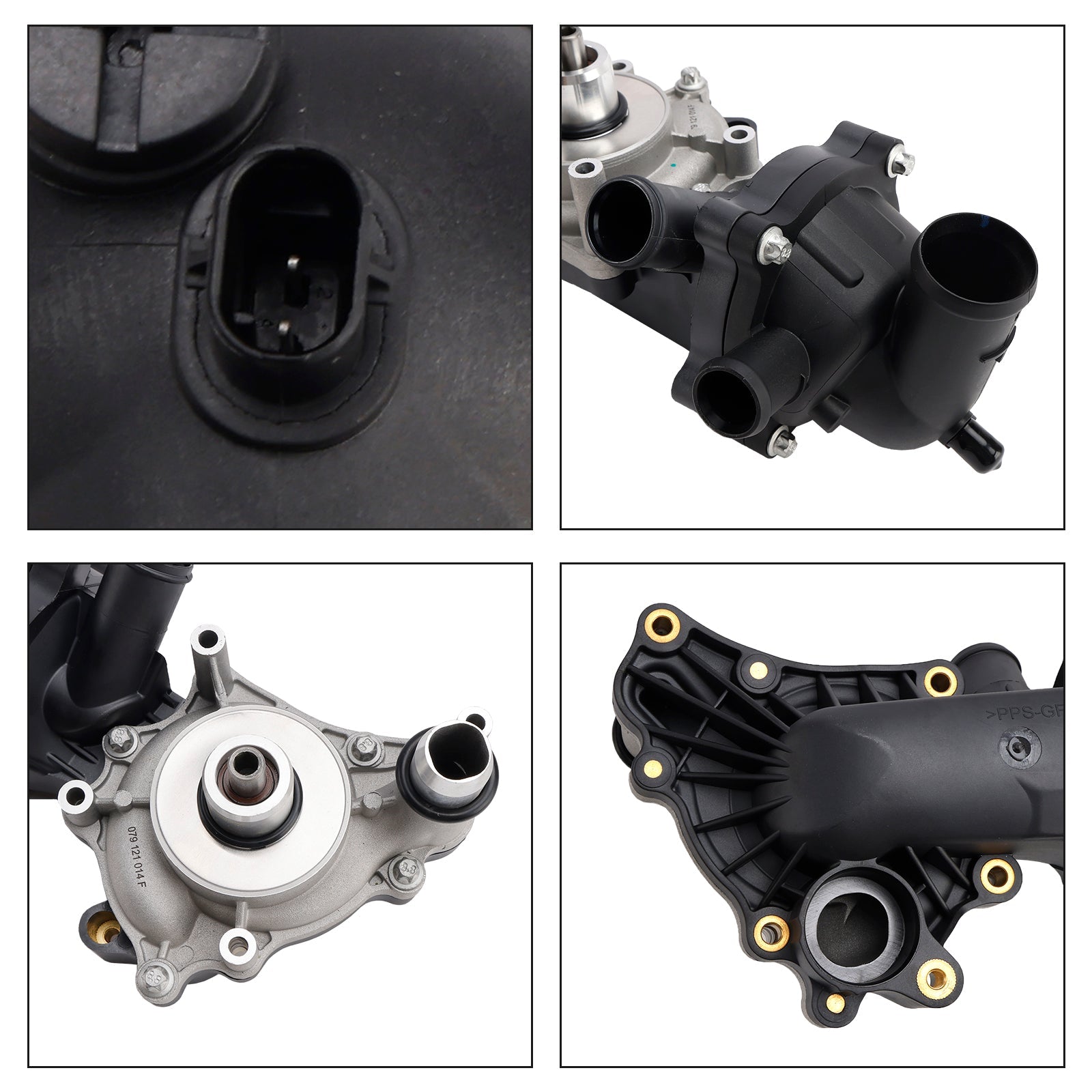 Water Pump Thermostat 079121013P for Audi A8 Quattro S5 RS5 4.2L V8