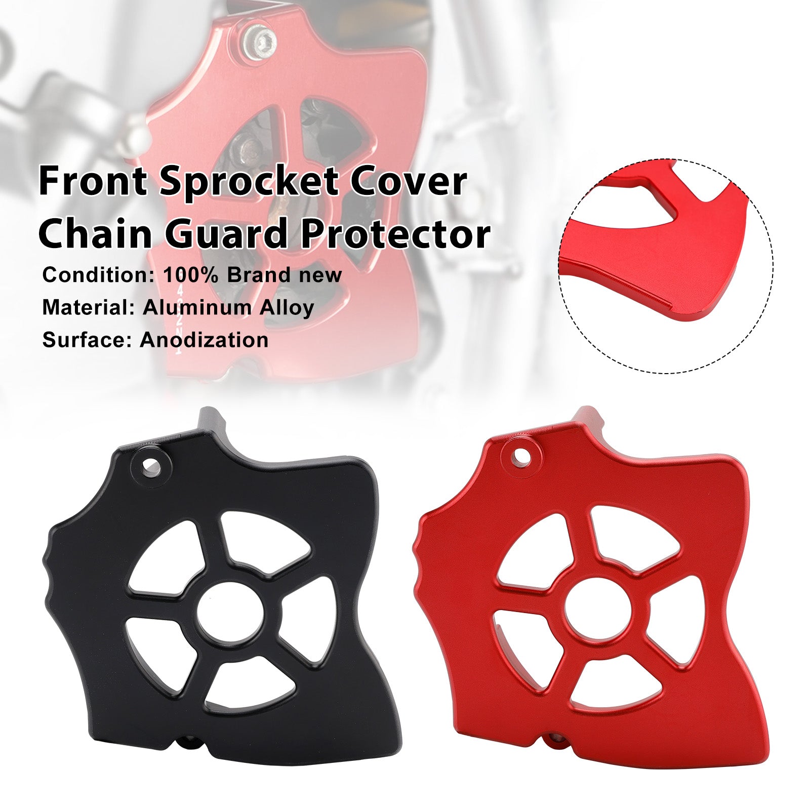 1993-2025 Honda XR650L Front Sprocket Cover Chain Guard Protector