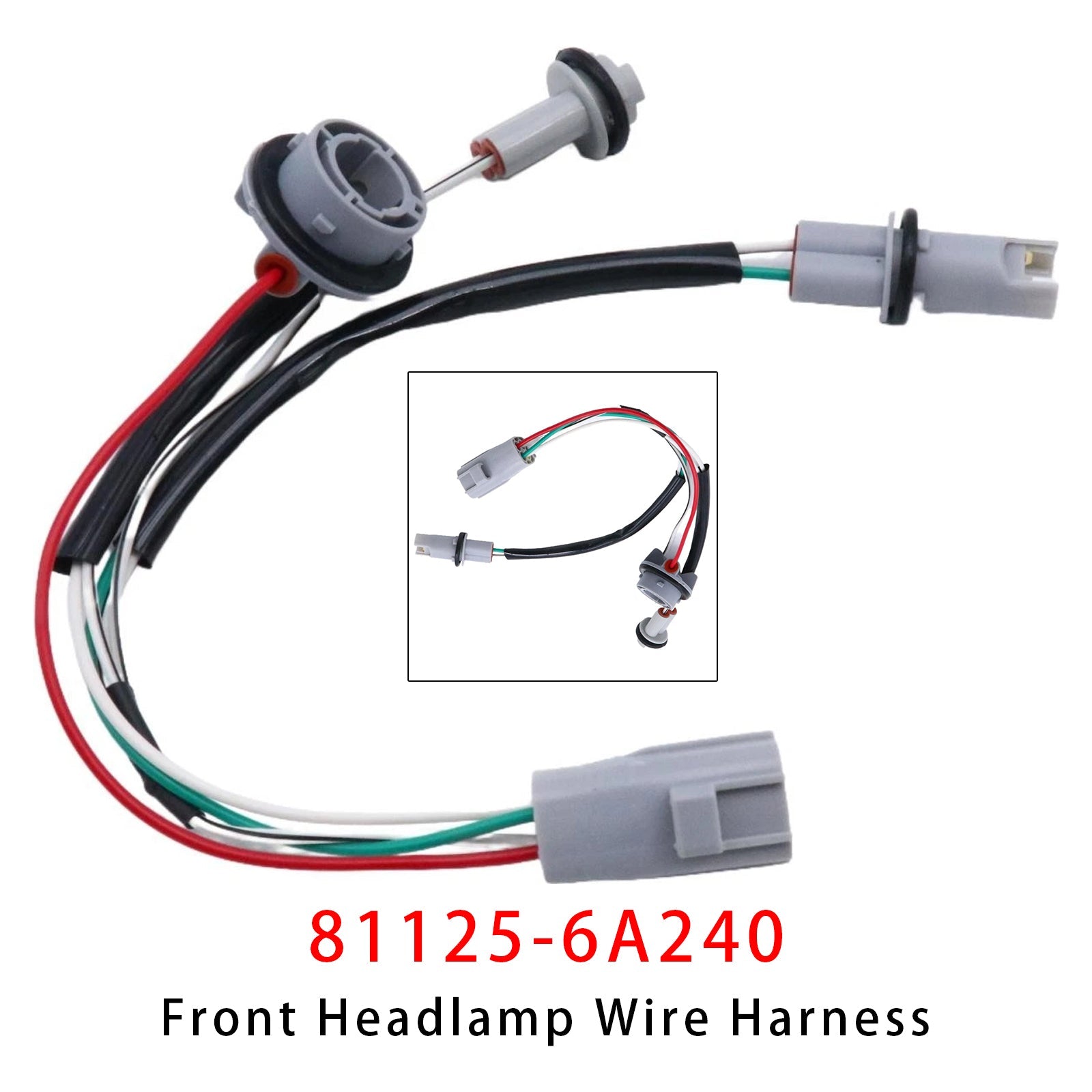 Front Headlamp Wire Harness 81125-6A240 For Toyota GX470 2003-2009
