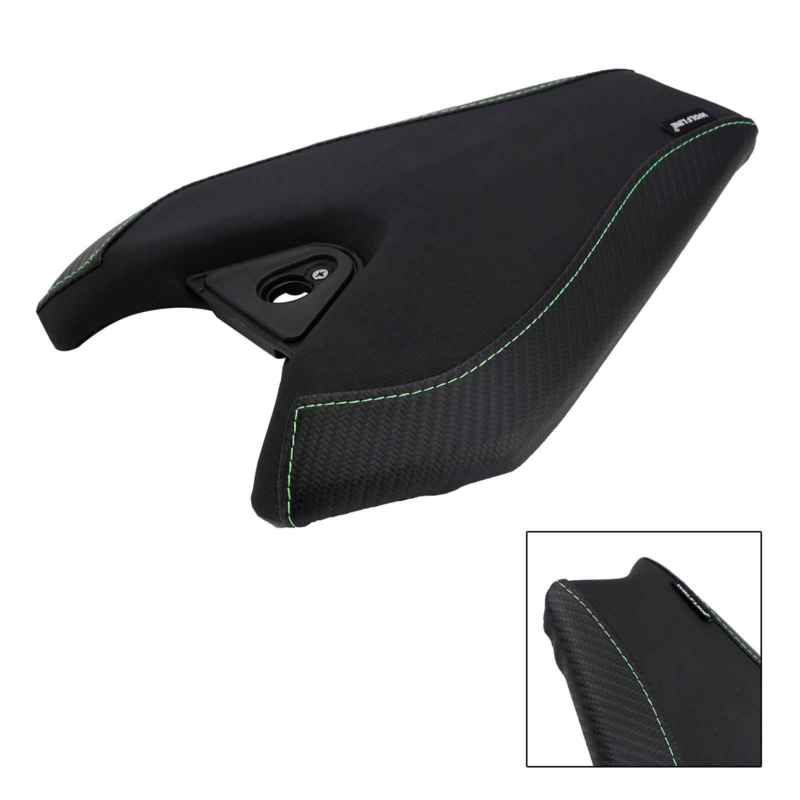 2014-2025 For Kawasaki Z1000 Rear Passenger Seat Cushion Pillion Flat Green2 24 Red