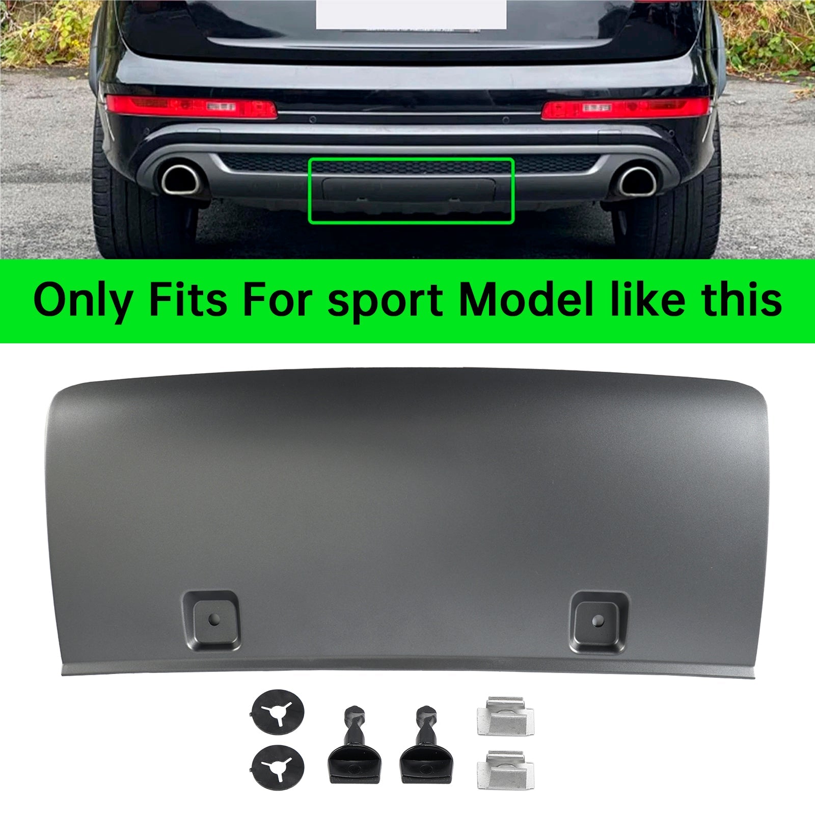 2010-2015 Audi Q7 Rear Bumper Tow Hook Bar Cover Cap 4L0807819M Generic