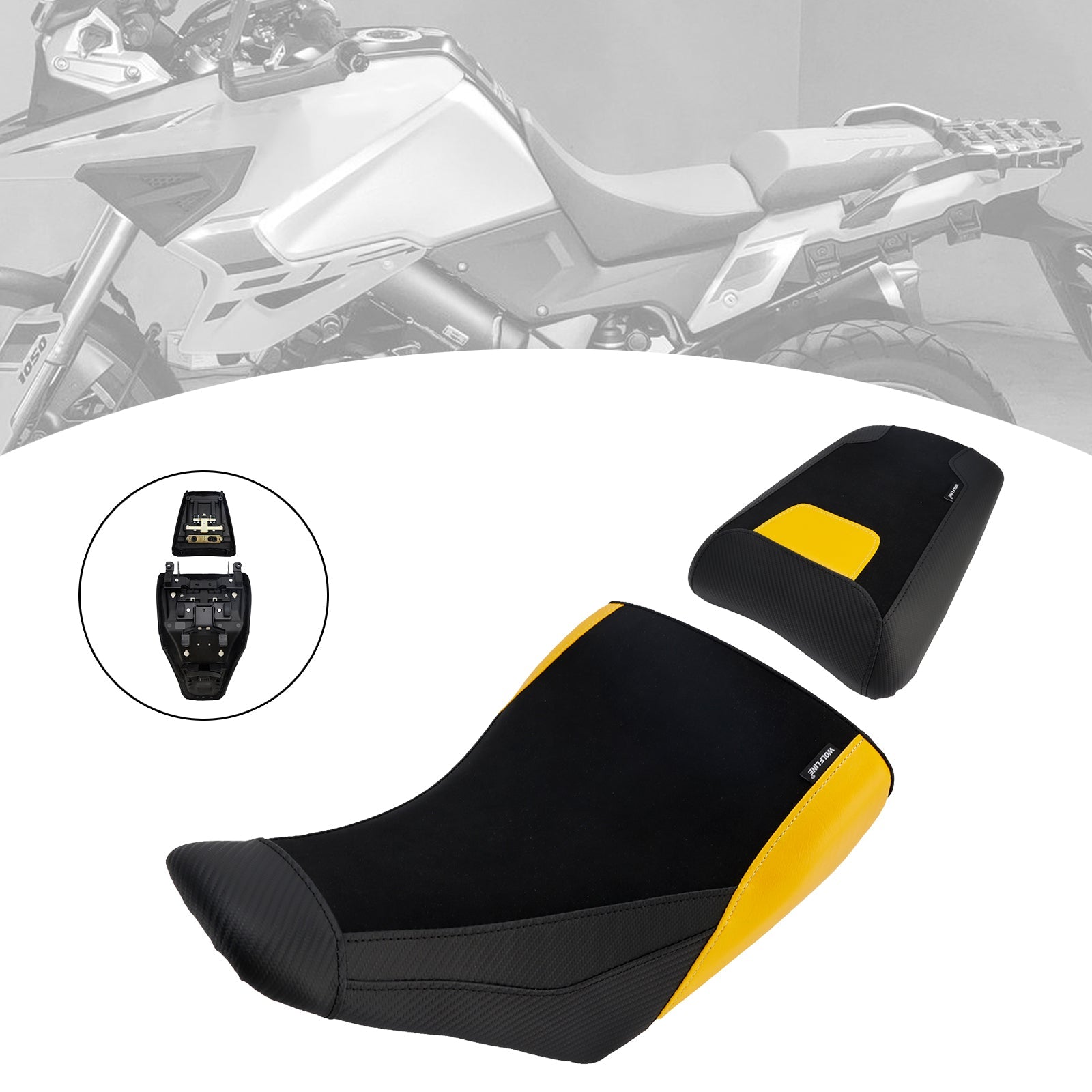 2023-2025 For Suzuki V-Strom Dl1050 Driver&Passenger Seat Rear Cushion