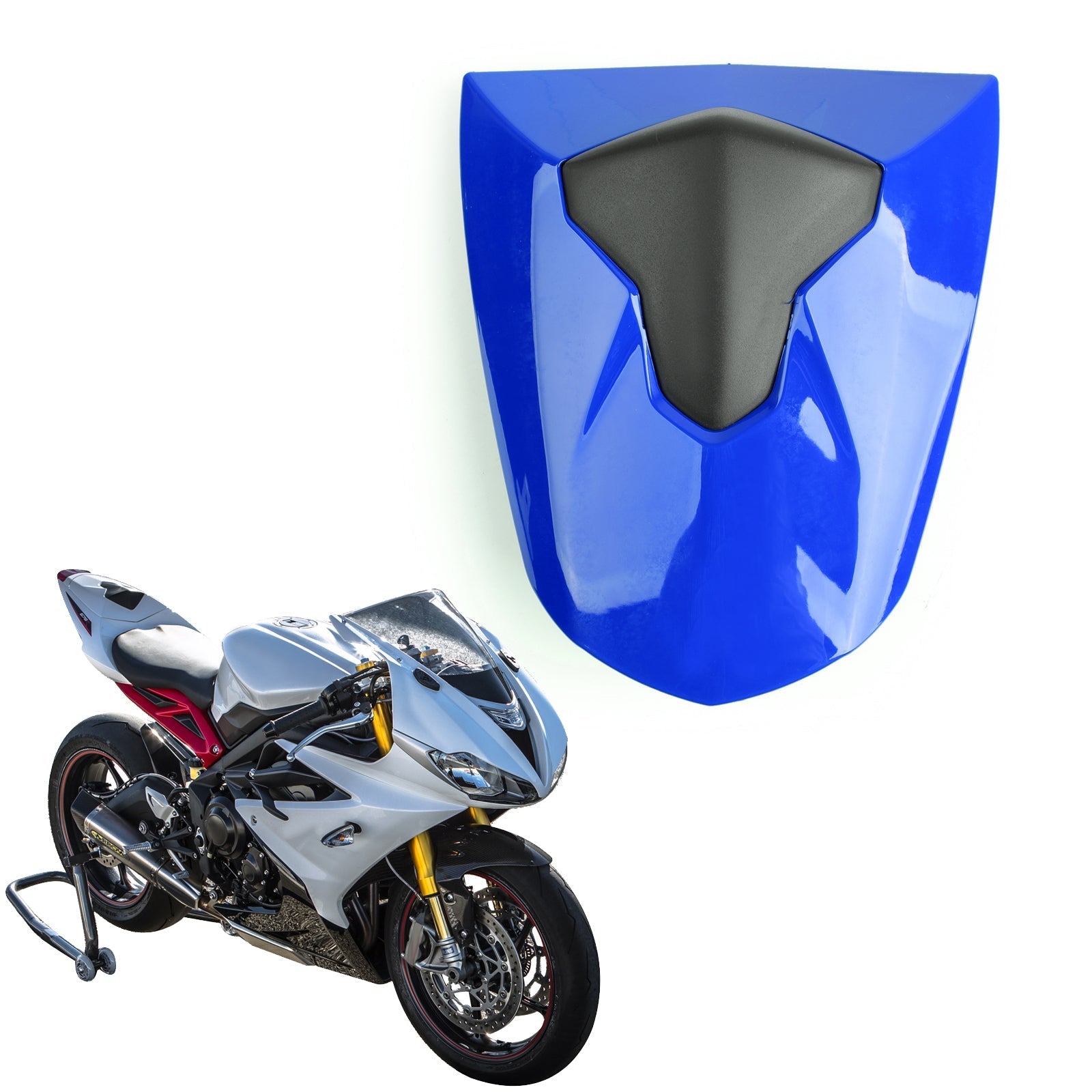 2013-2018 Daytona 675 and 675R ABS Rear Passenger Seat Cover Cowl