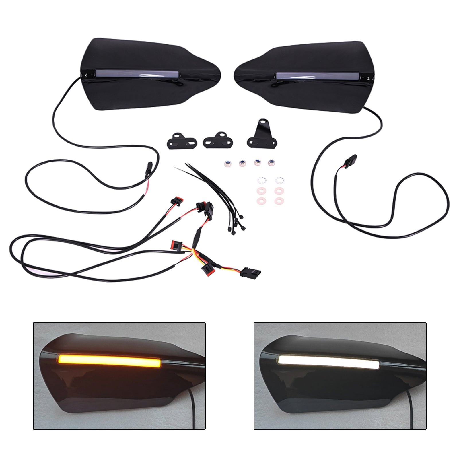 2021-2023 Touring Road Glide-FLTRX Handguard w/ turn signal