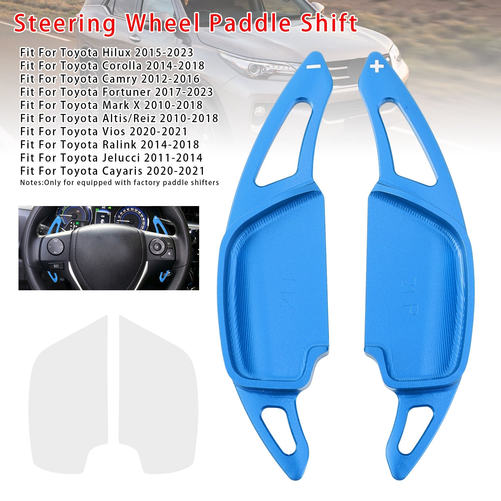 Steering Wheel Paddle Shifter For Toyota Hilux Fortuner
