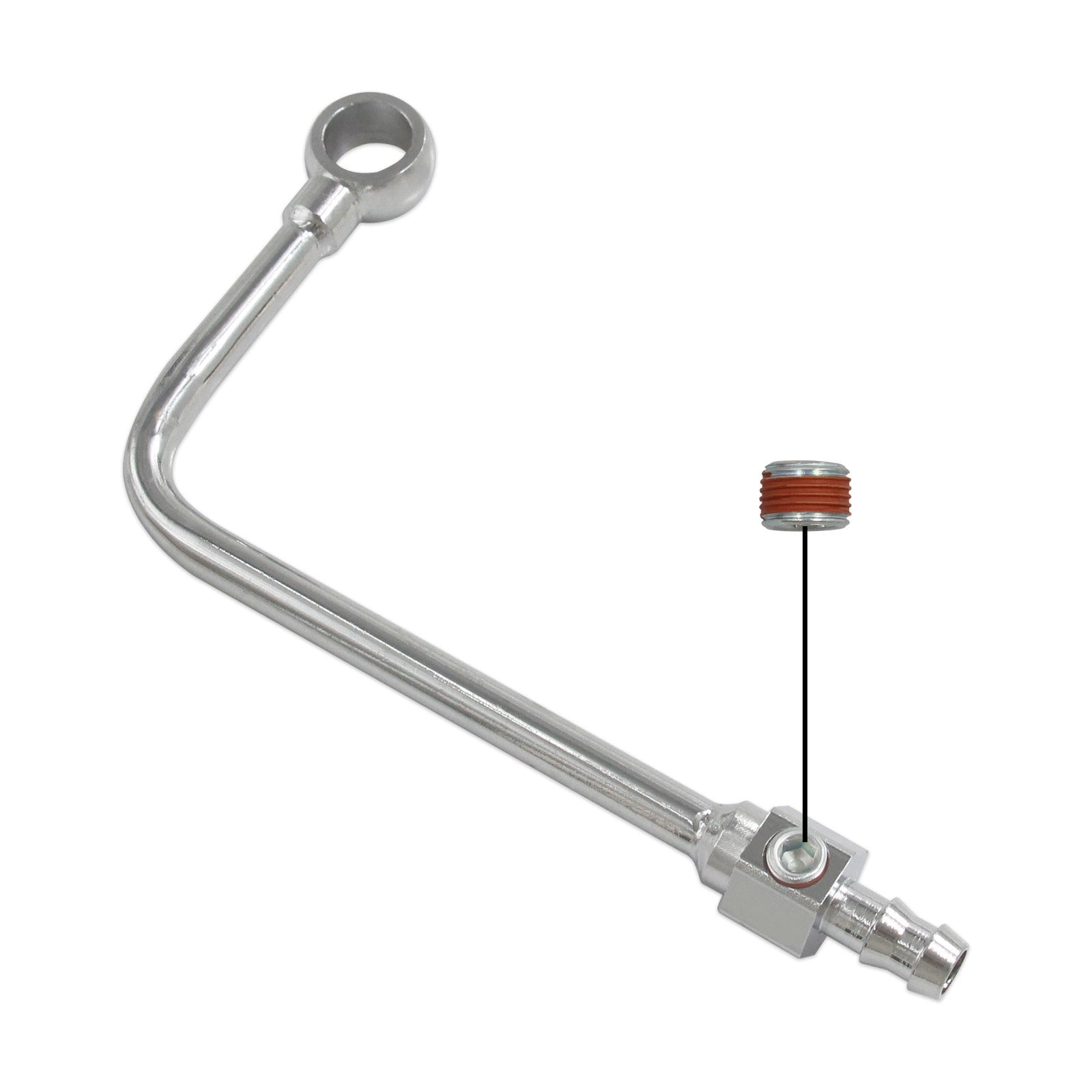 8126 Fuel Line For Performer Series and Thunder Series AVS Carbs With 3/8 in. Barbed End Inlet