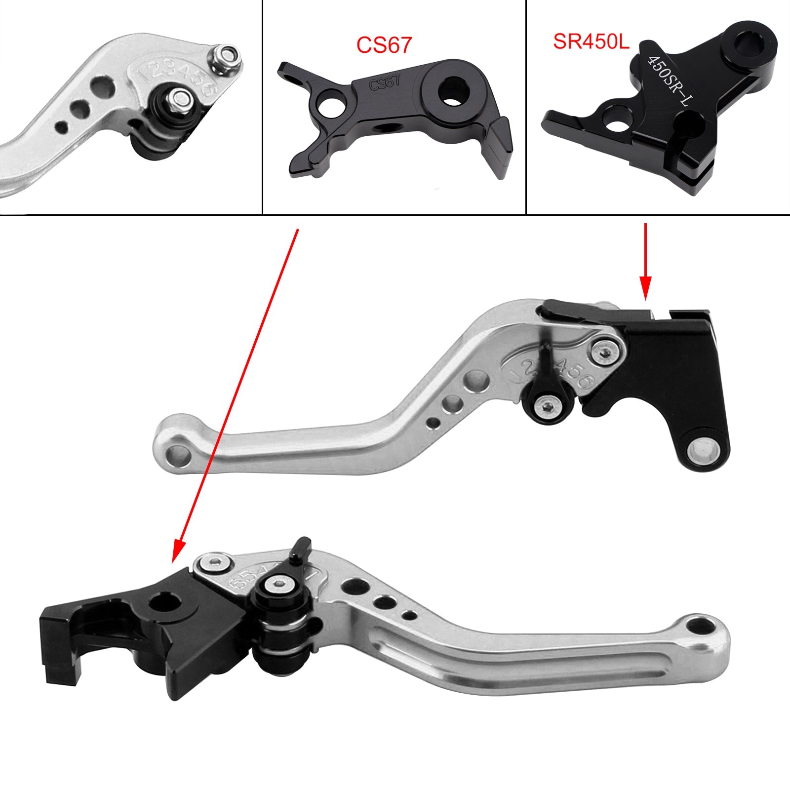 NEW Short Clutch Brake Lever fit for VOGE DS900X 900DSX 2024-2026