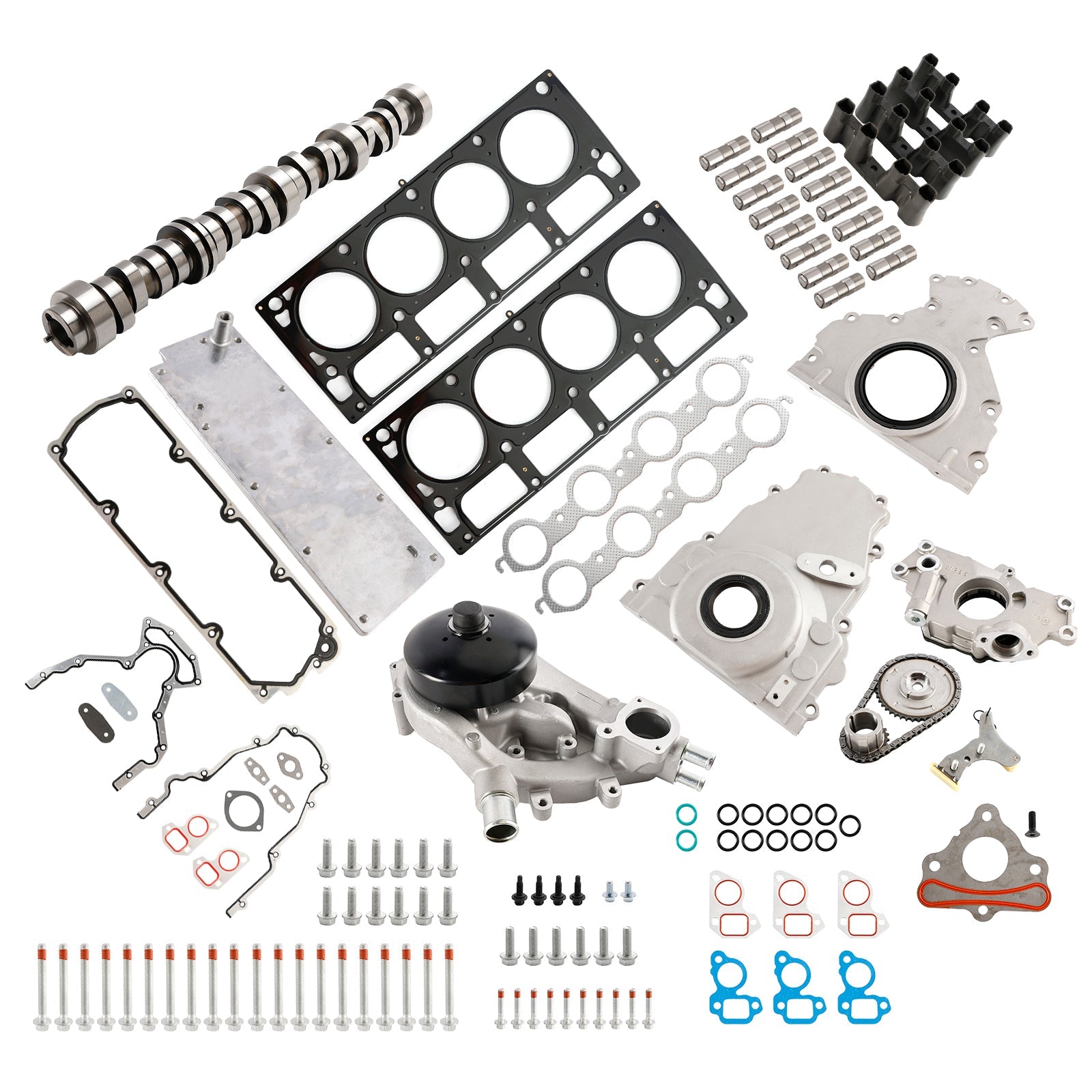 2007 CHEVROLET SILVERADO 1500 CLASSIC 5.3L 5328CC 325CID V8 OHV NON AFM DOD Cam Lifter Kit with Valley Cover 12646386 12499225