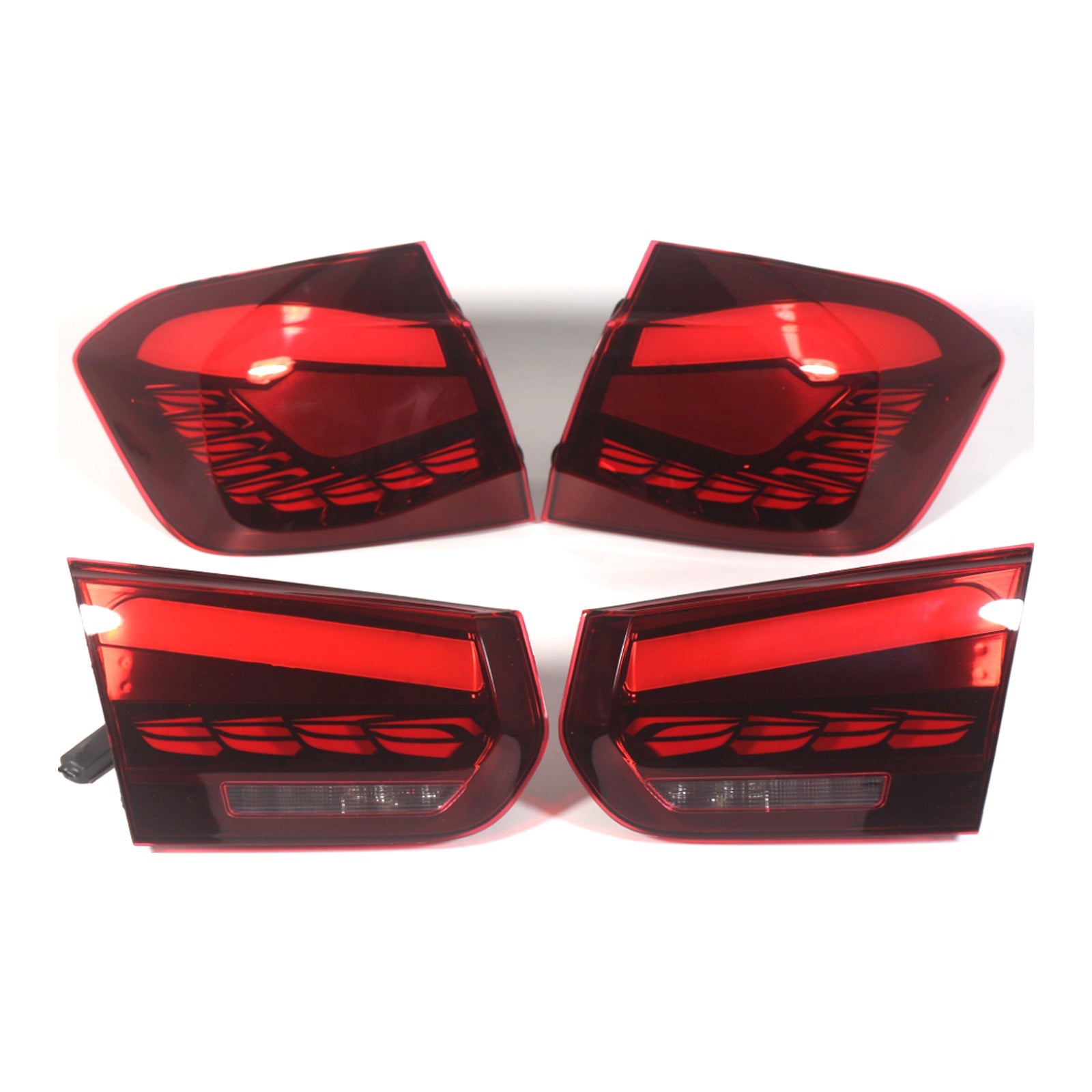2012-2018 BMW 3 Series F30 F80 316d L&R Red LED Tail Lights Rear Lamp Assembly 63217313039 63217372793