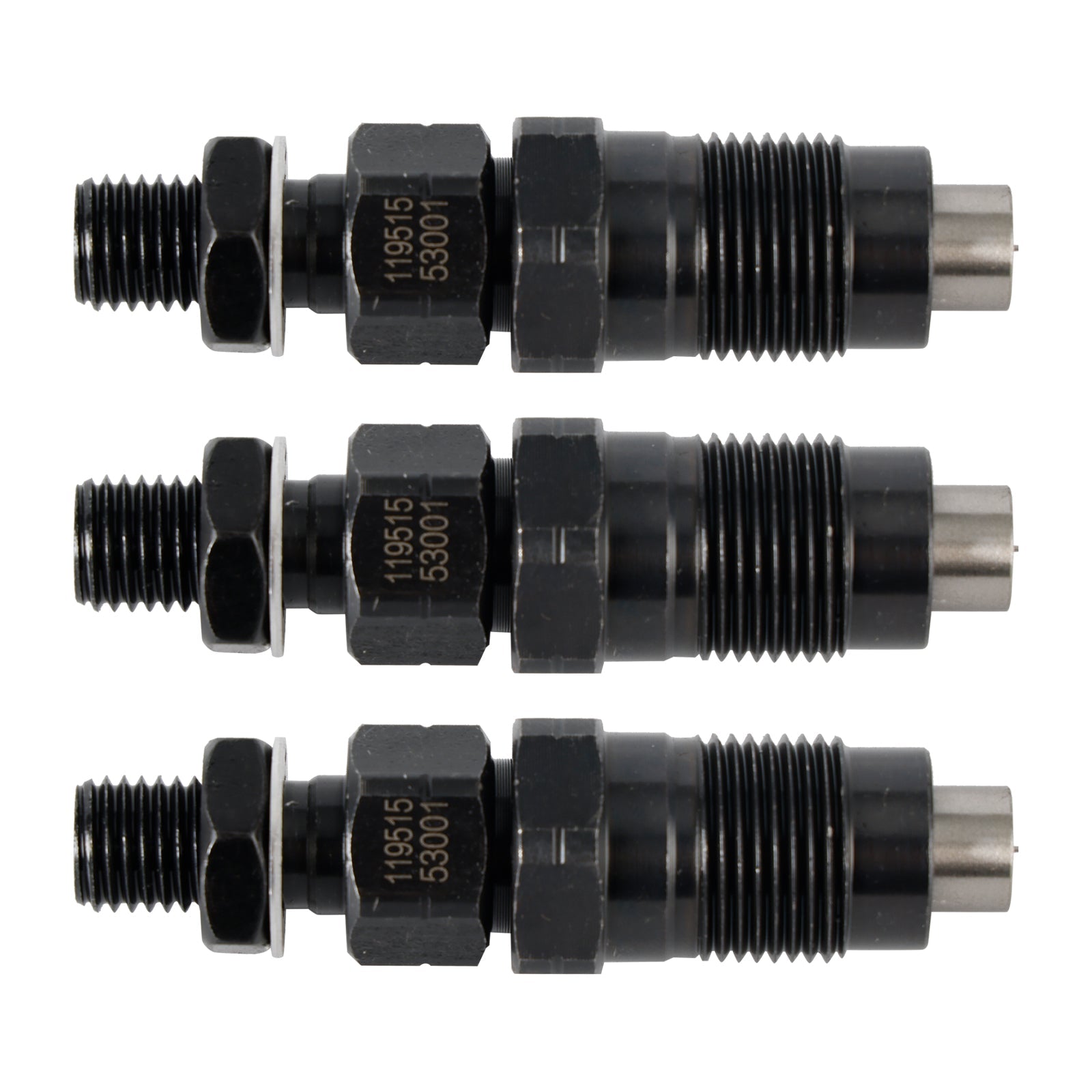 3Pcs Fuel Injector For Yanmar 3TNV70 3YM20 3YM30 2YM15 Engines 119515-53001