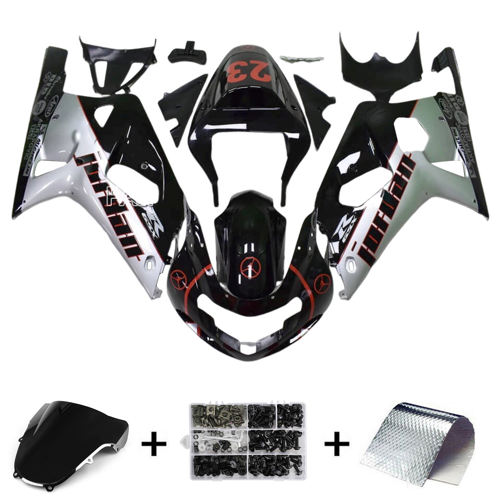2001-2003 Suzuki GSXR600 GSXR750 2000-2003 K1 Injection Fairing Kit Bodywork