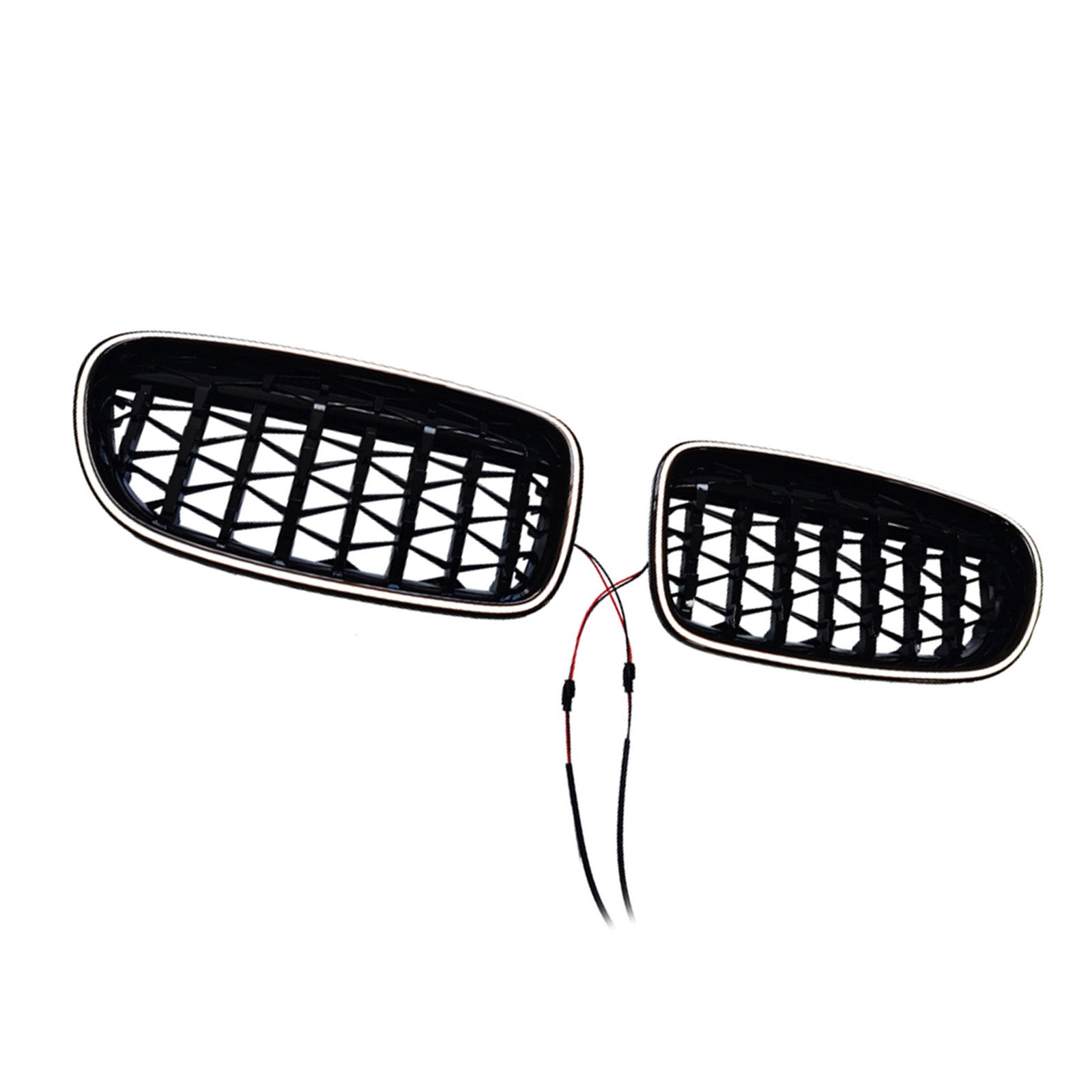 Gloss Black Kidney Bumper Grill Grille Fit BMW 5 Series F10 F11 2010-2016