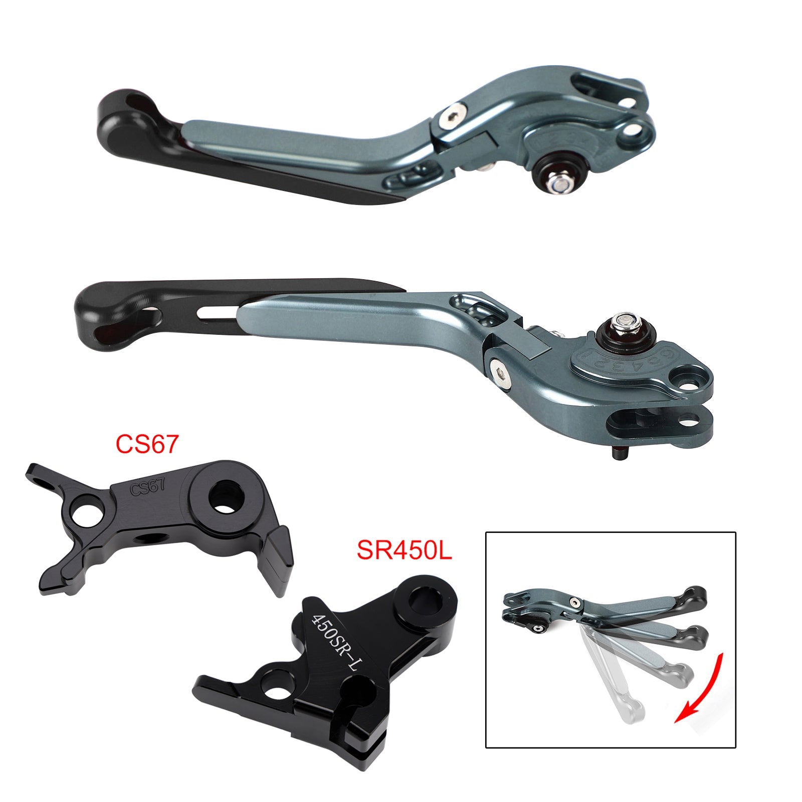 Adjustable Clutch Brake Lever fit for VOGE DS900X 900DSX 2024-2026
