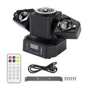 Moving Head Light Rotating Disco Ball Laser Beam Strobe Remote DMX Stage Light