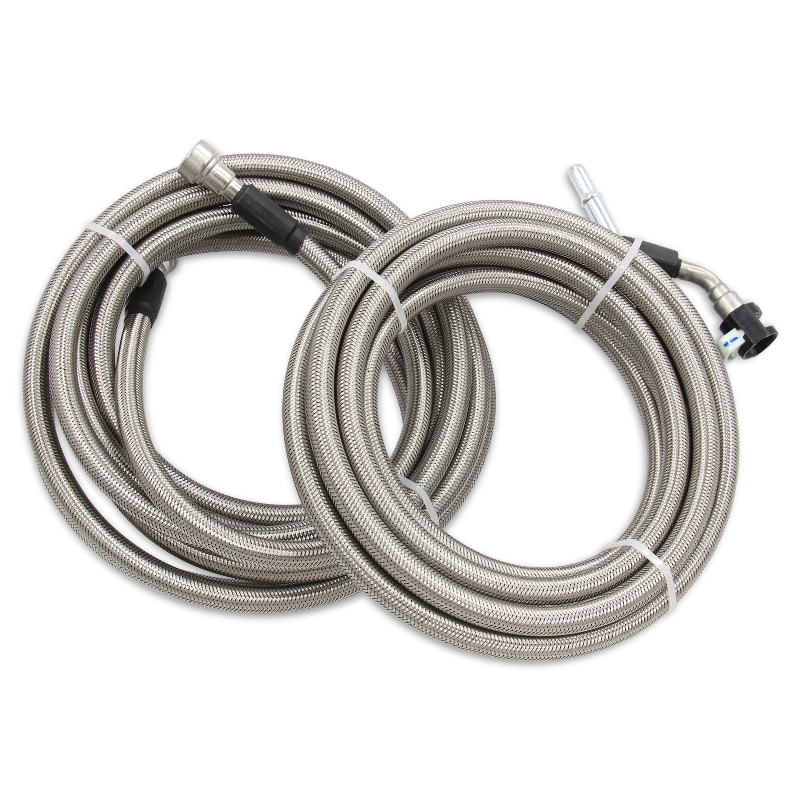 2006-2008 Chevy Cobalt, 2.4L l4 GAS, Stainless Steel Braided Fuel Line Kit Quick Fix QFF0015SS