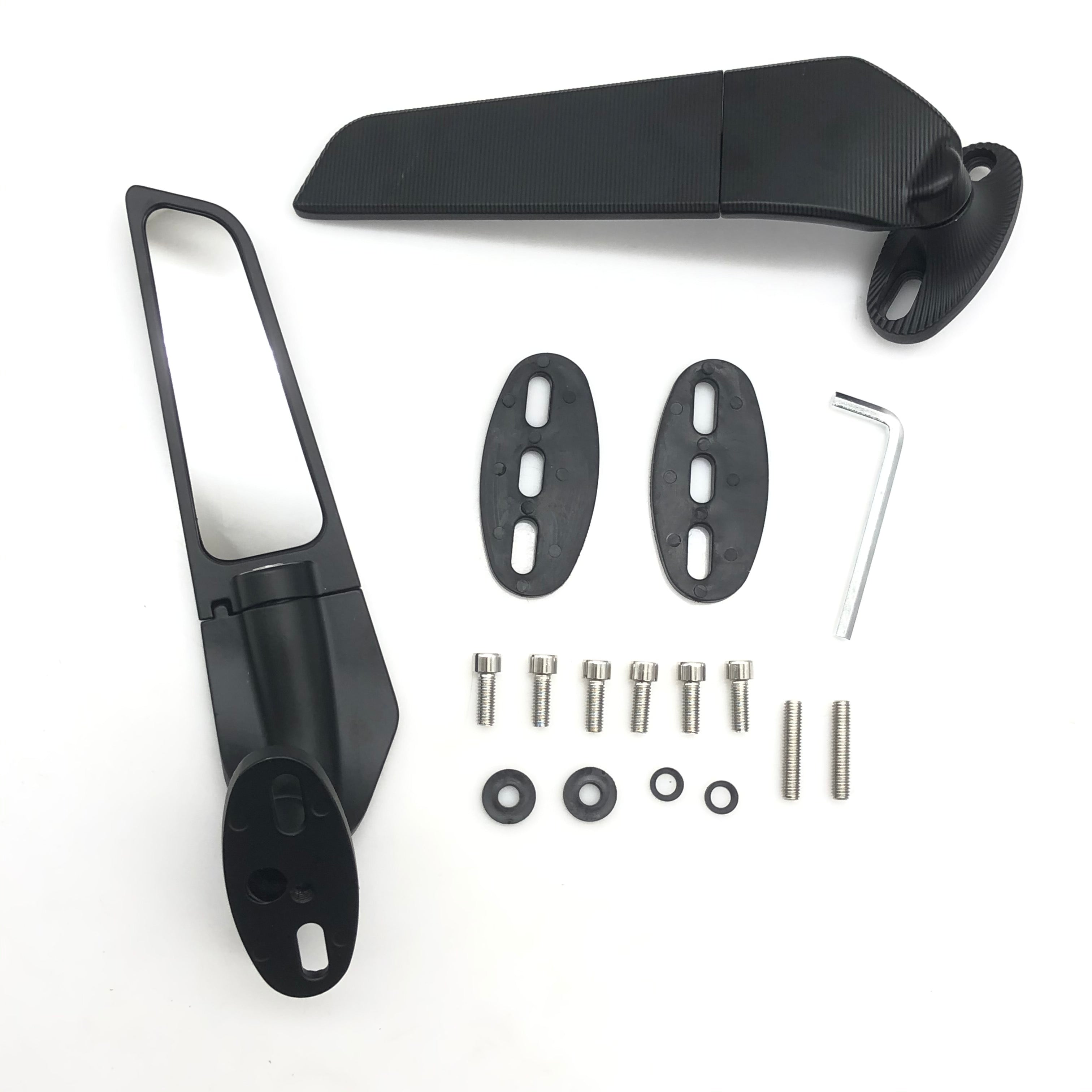 2017-2021 Suzuki GSXR1000 GSX1000R Wing Fin Spoiler Side Rearview Mirrors