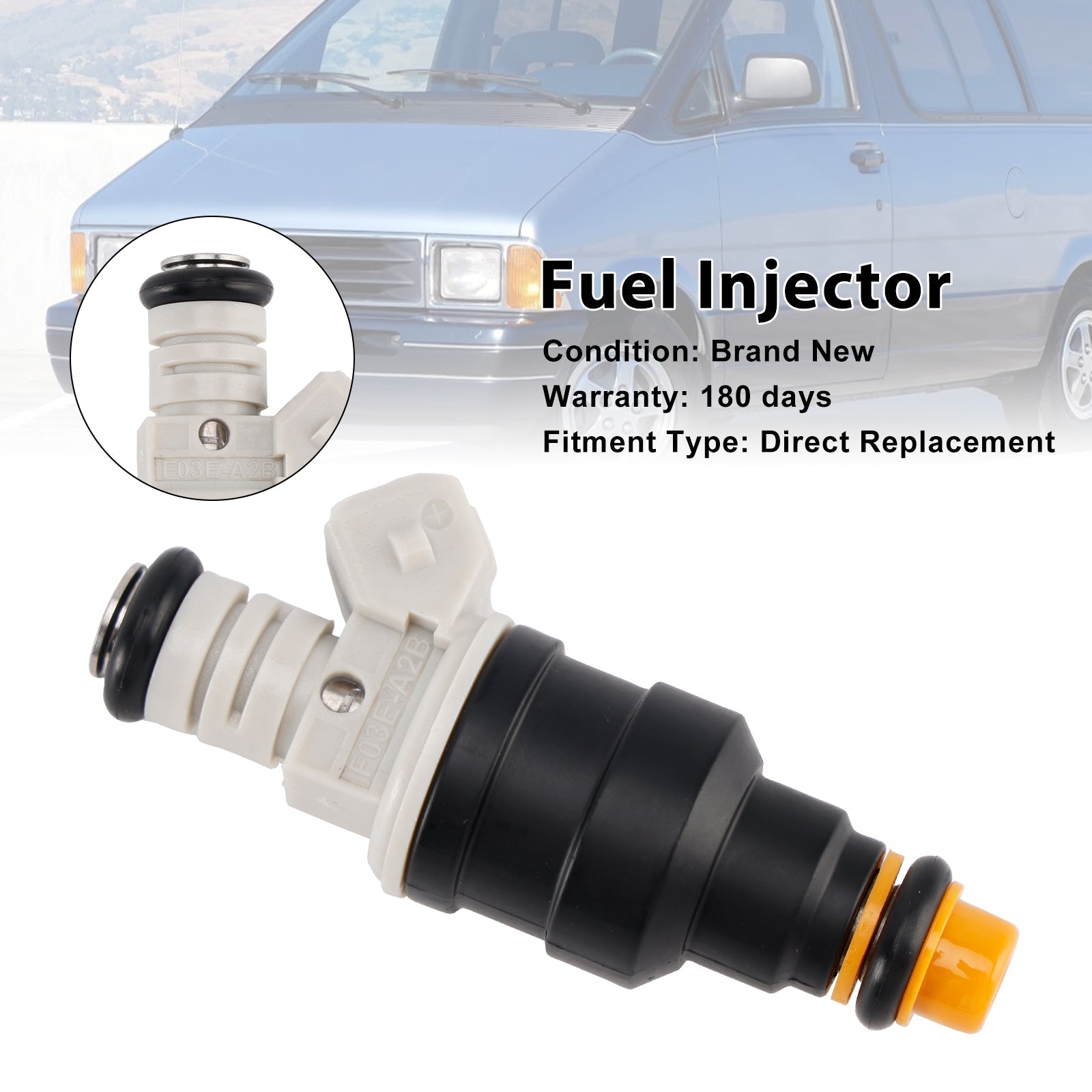 1PCS Fuel Injector CM4670 Fit Ford Ranger 2.9L 3.0L 3.8L V6 1985-1997 F03E-A2B