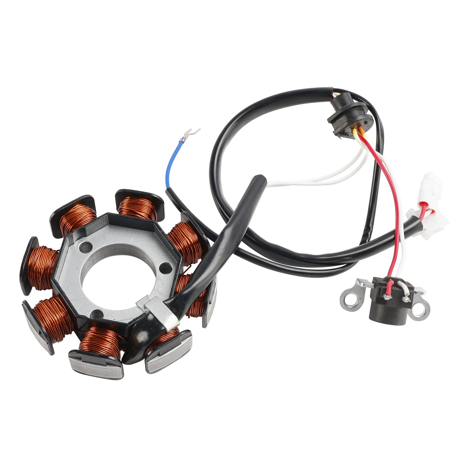 Alternator Stator 8 Coil For Yamaha YBR125ED 2005-2006 YBR125ESD 2008-2012
