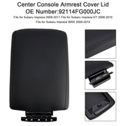 Center Console Armrest Cover Lid 92114FG000JC For 2009-2014 Subaru Impreza WRX