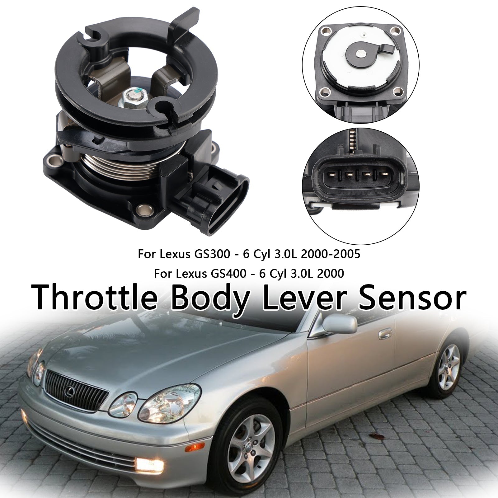 2000-2005 Lexus GS300 - 6 Cyl 3.0L Throttle Body Lever Sensor 22060-46070