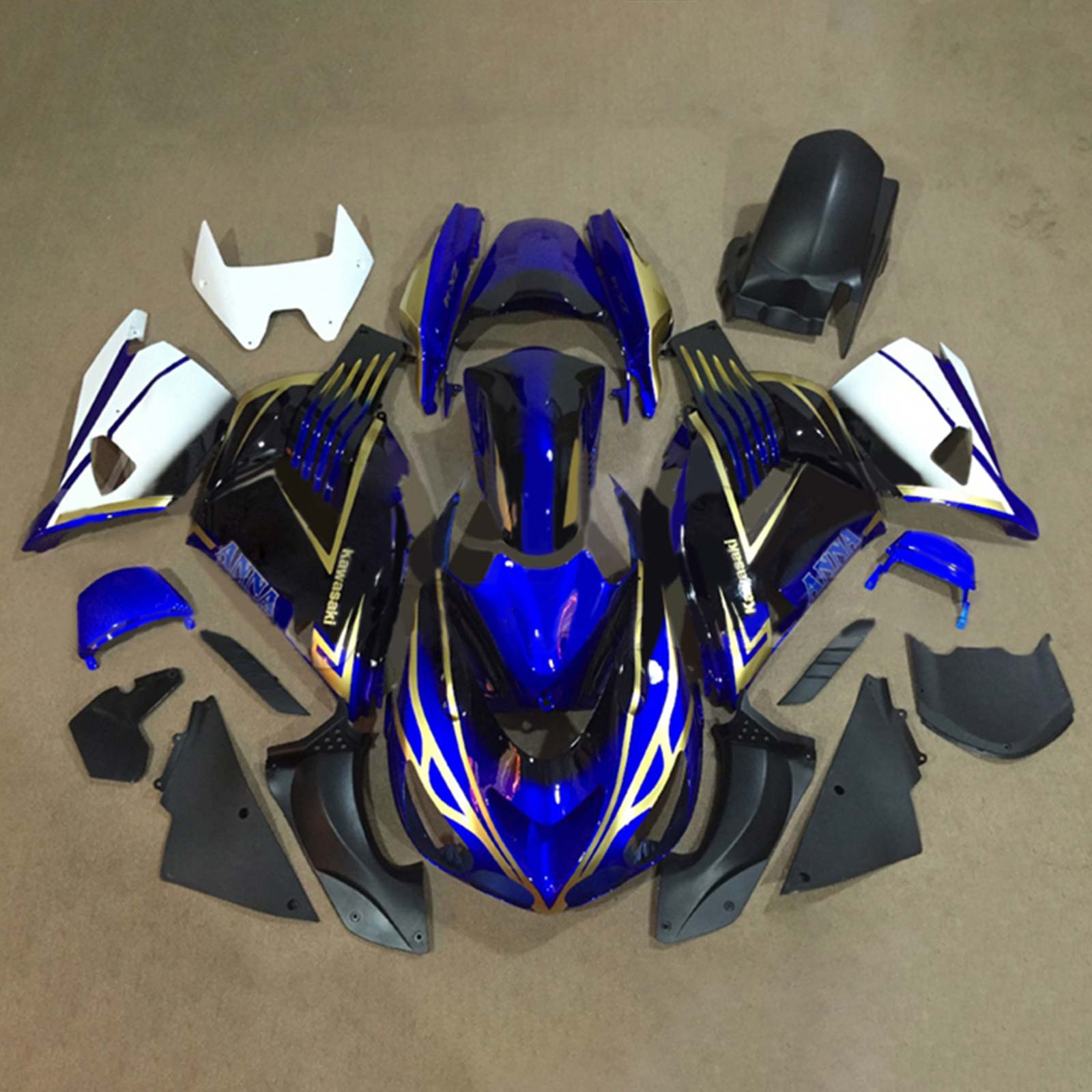 2006-2011 Kawasaki ZX14R Fairing Kit Bodywork Plastic ABS