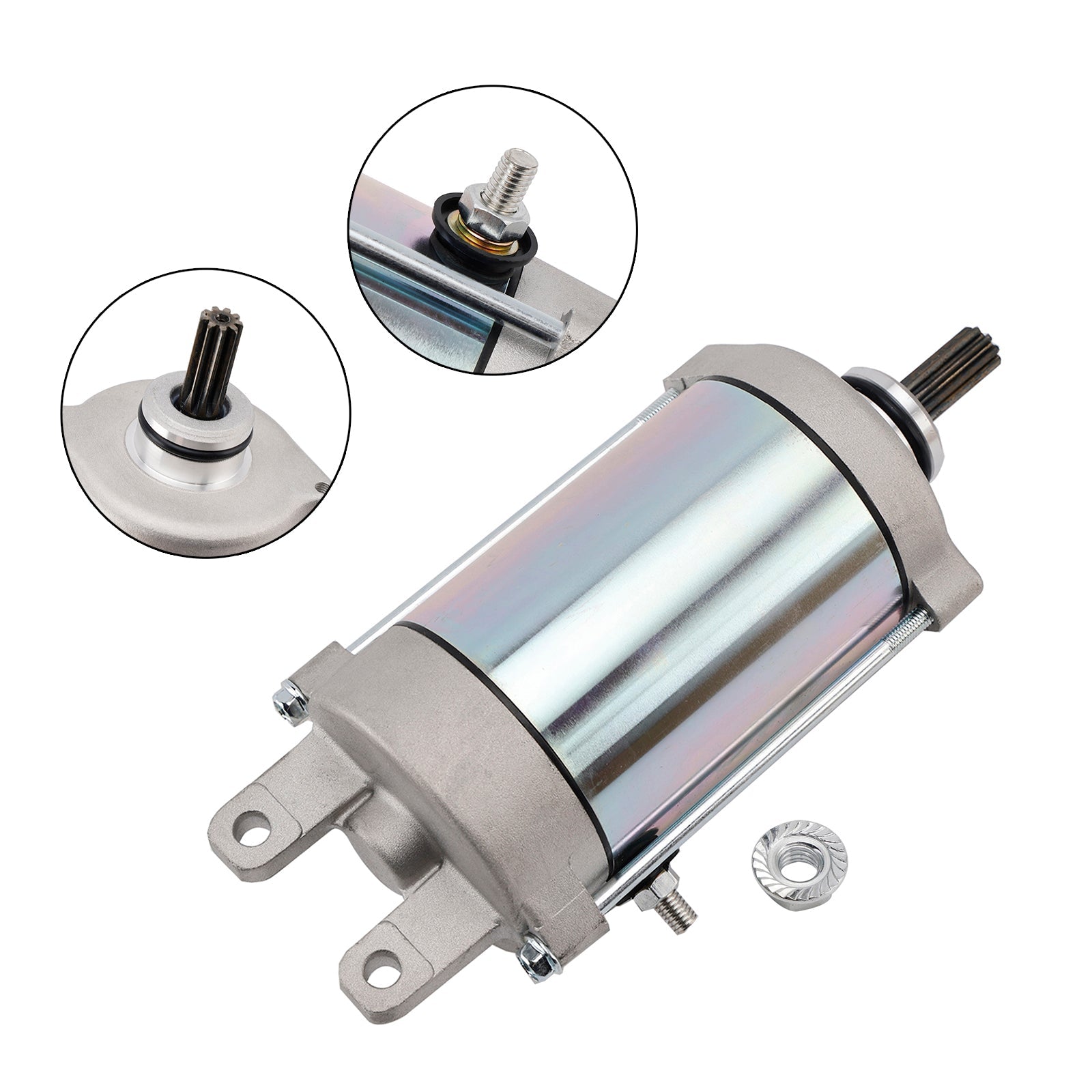2009-2016 Kymco MXU 500i IRS 4x4 injector Replace Starter Motor 31210-LBA2-E00